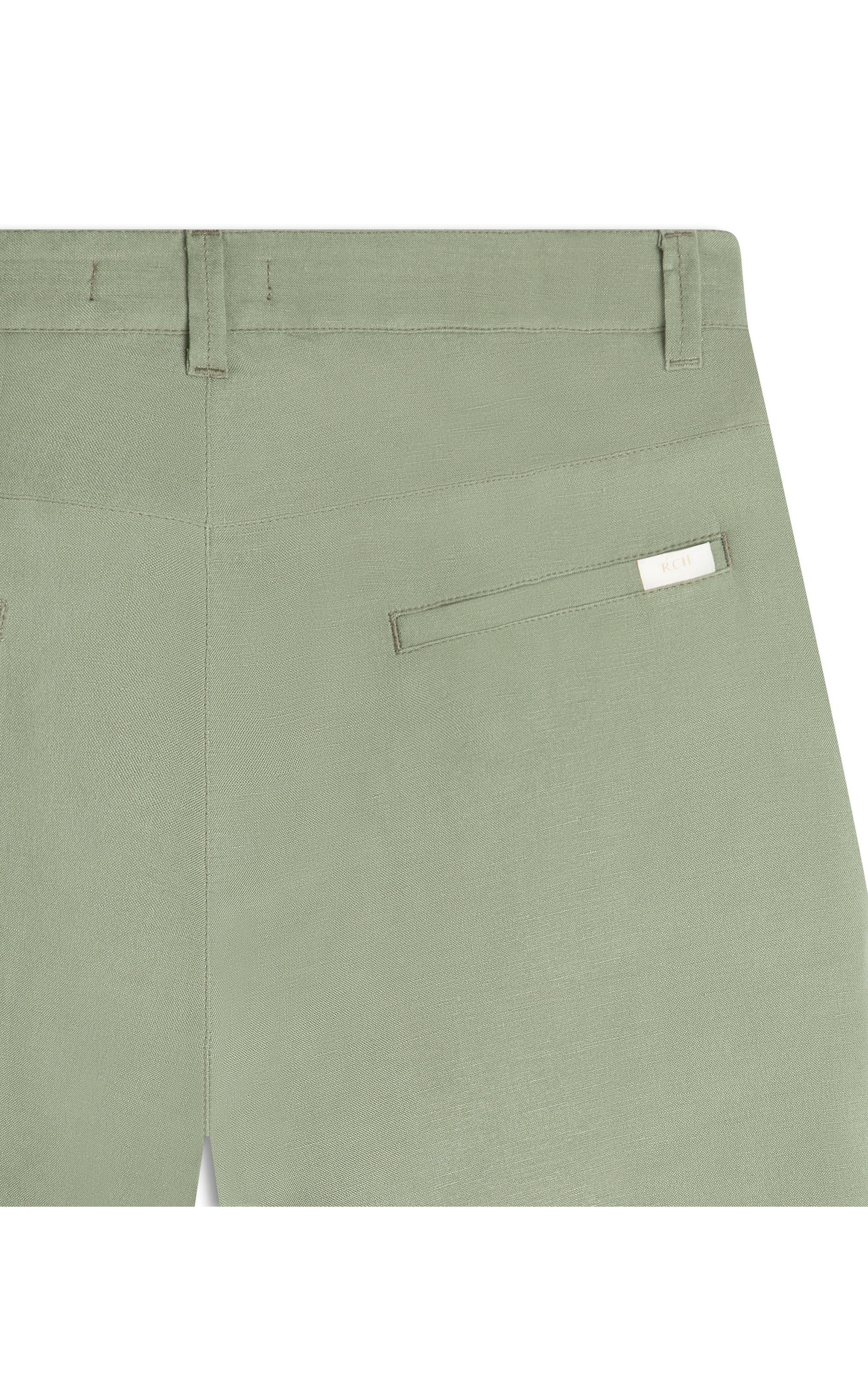Bermuda Linho  Chino Hawaii Tolit Verde Militar