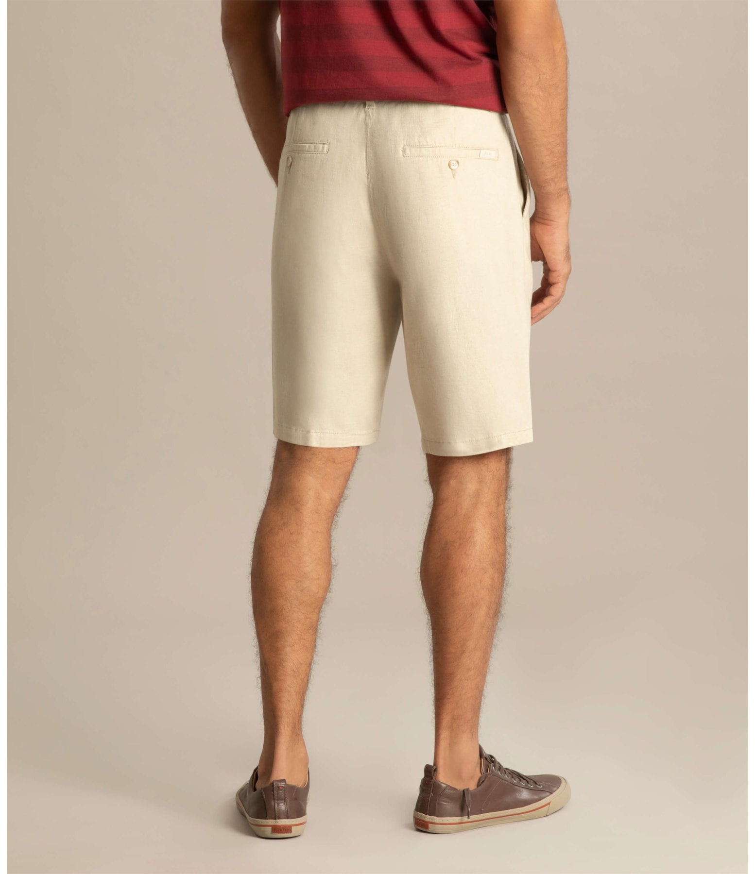 Bermuda Linho  Chino Lagatto Natural