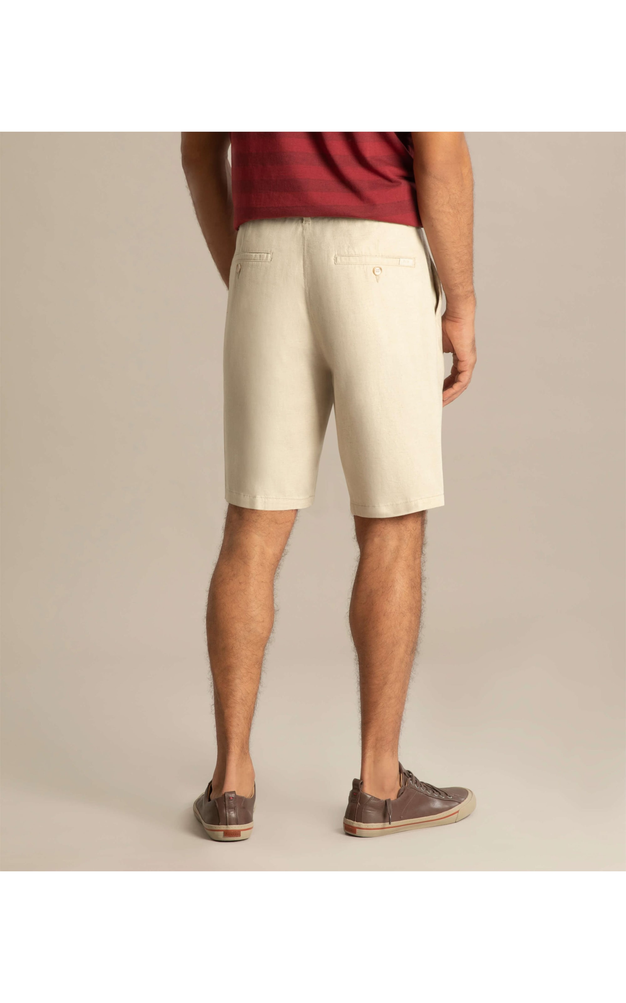 Bermuda Linho  Chino Lagatto Natural