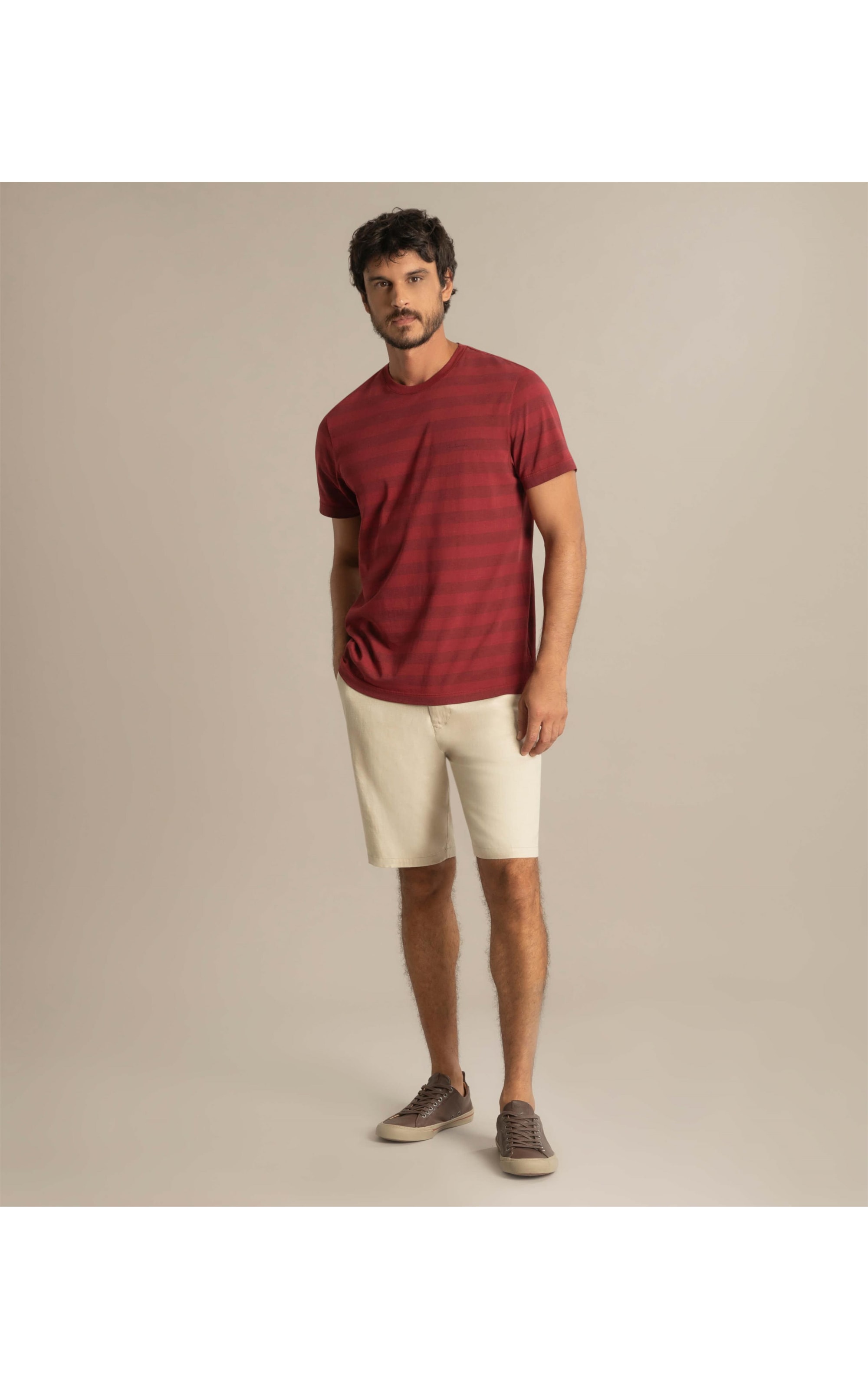 Bermuda Linho  Chino Lagatto Natural