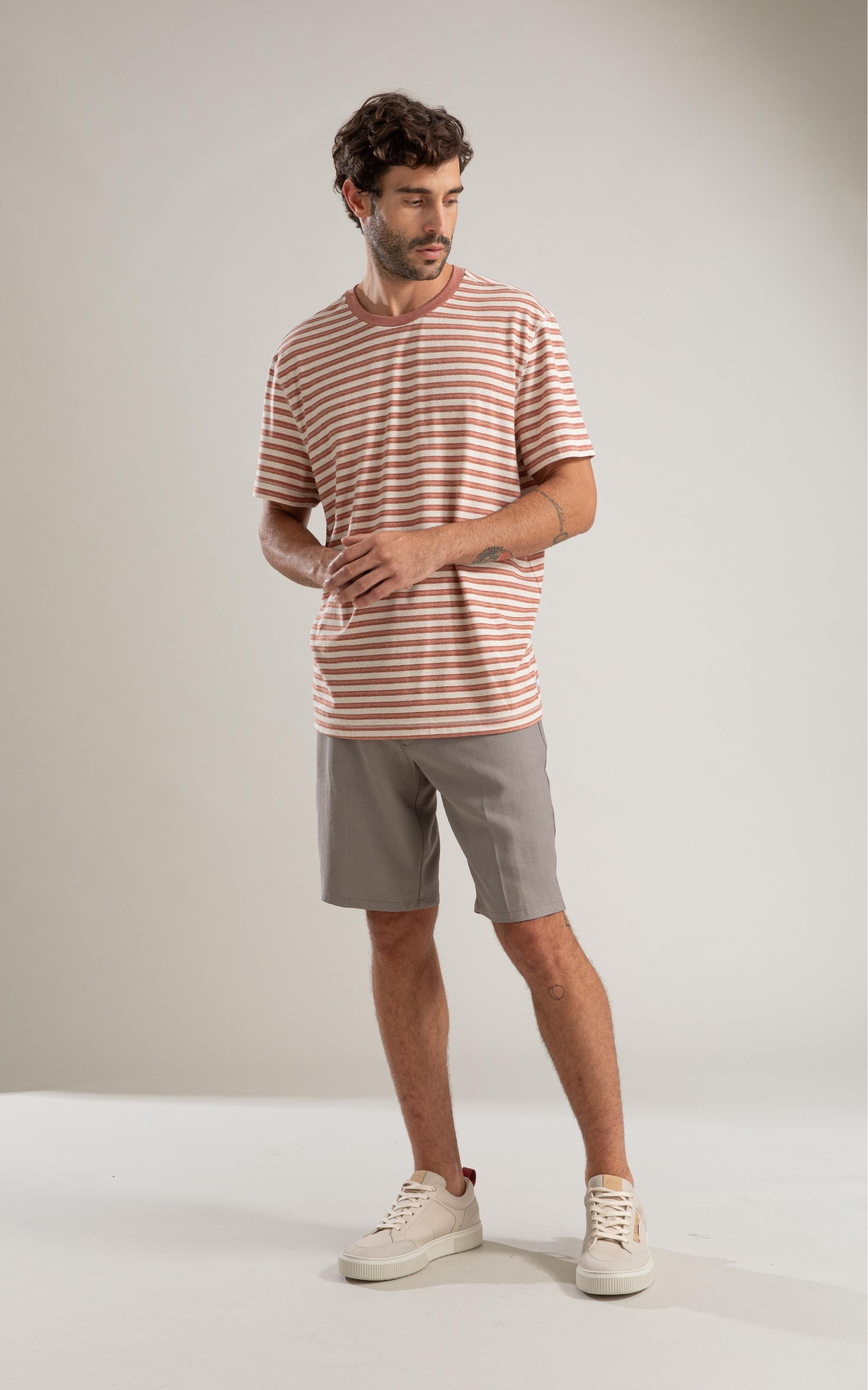 Bermuda Linho  Chino Marant Prata