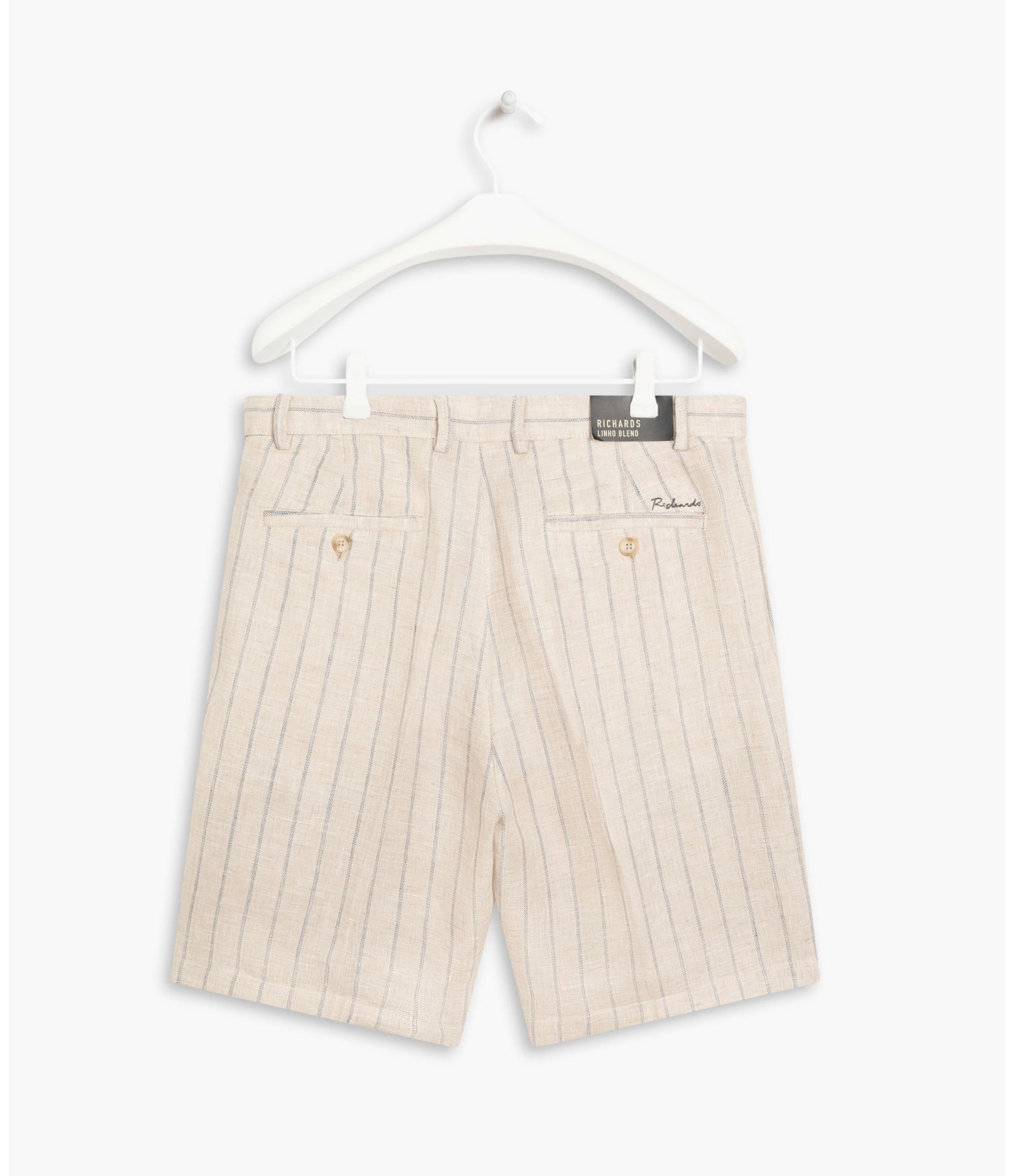 Bermuda Linho  Chino Stripes Natural