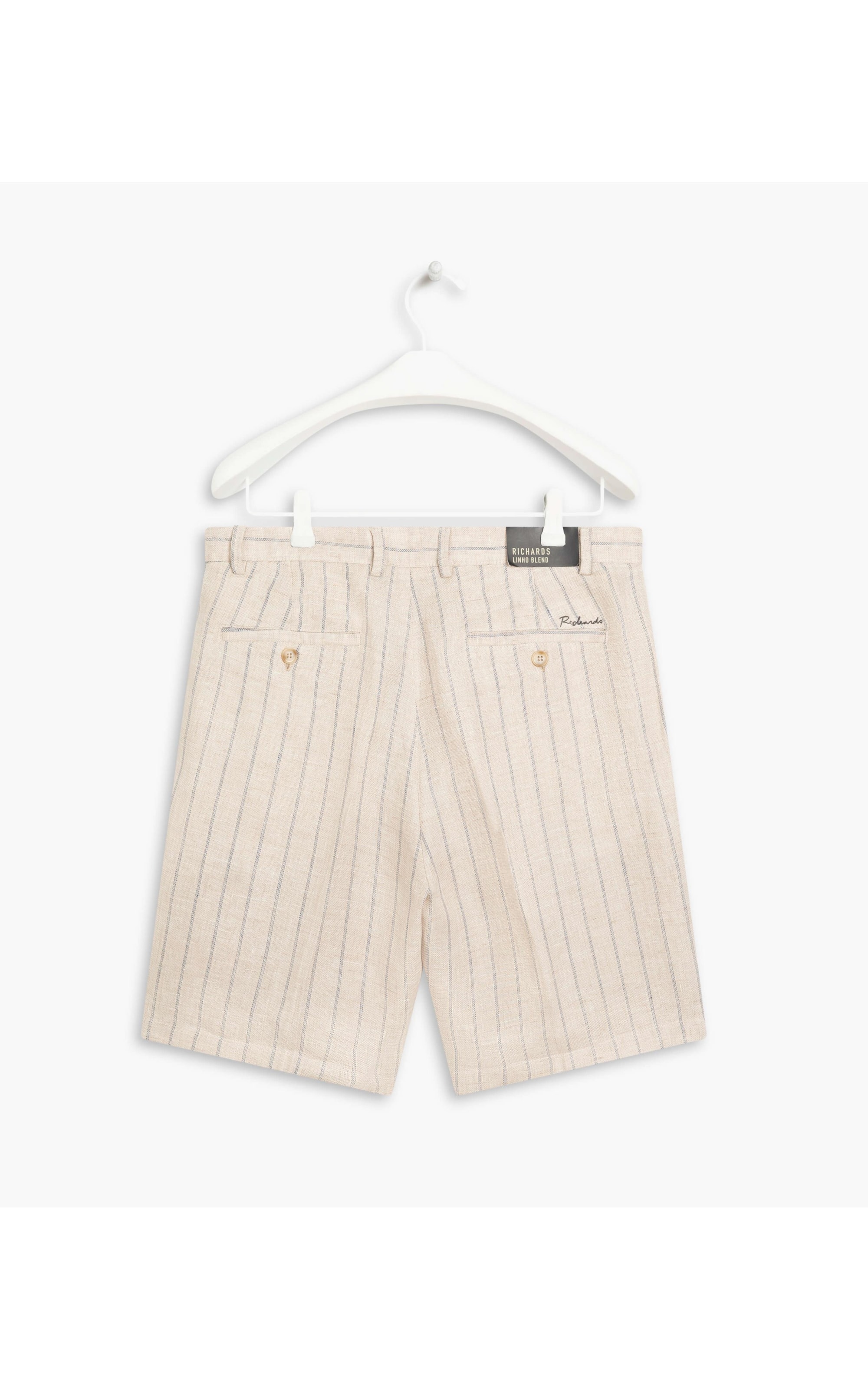 Bermuda Linho  Chino Stripes Natural