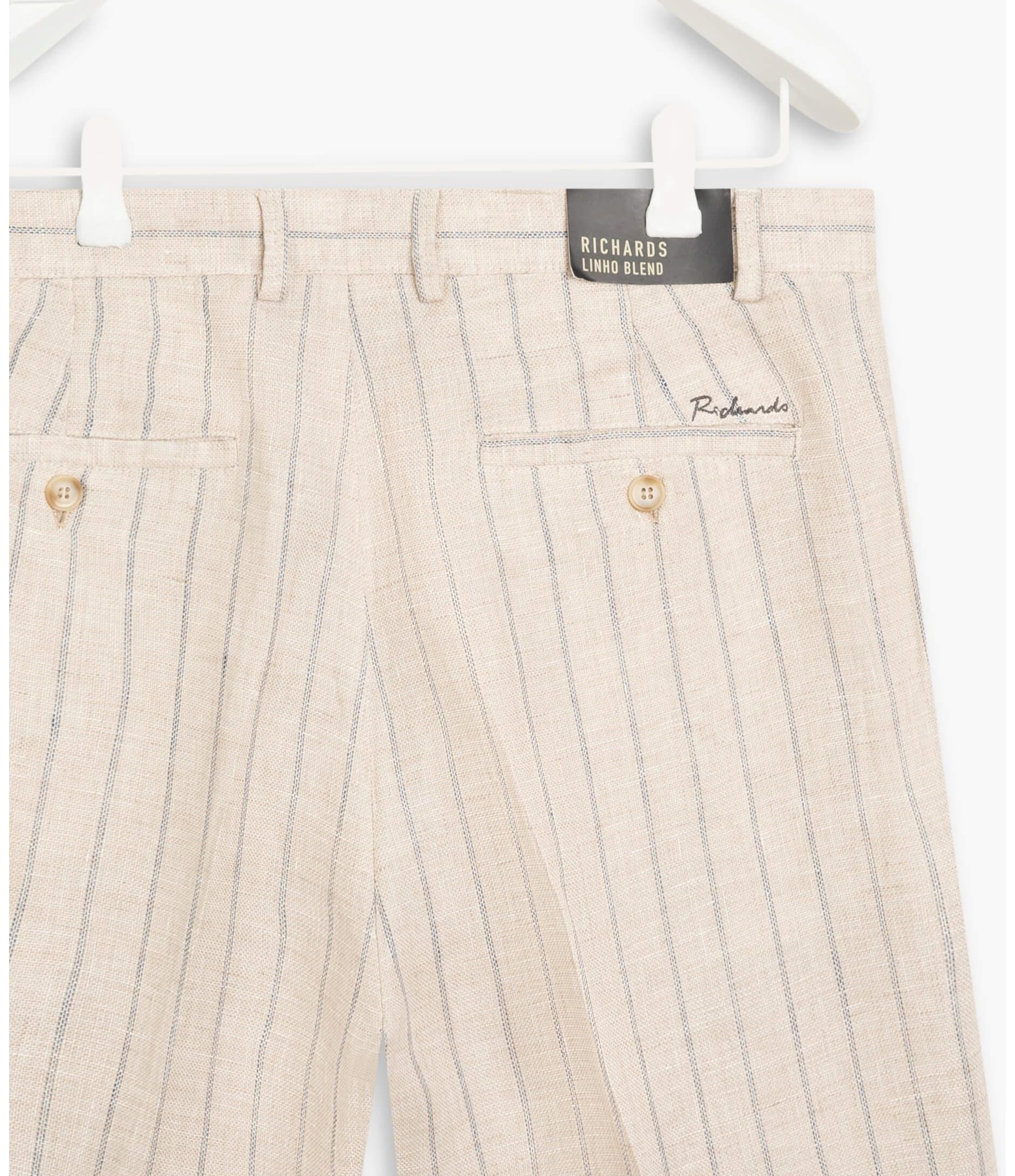 Bermuda Linho  Chino Stripes Natural