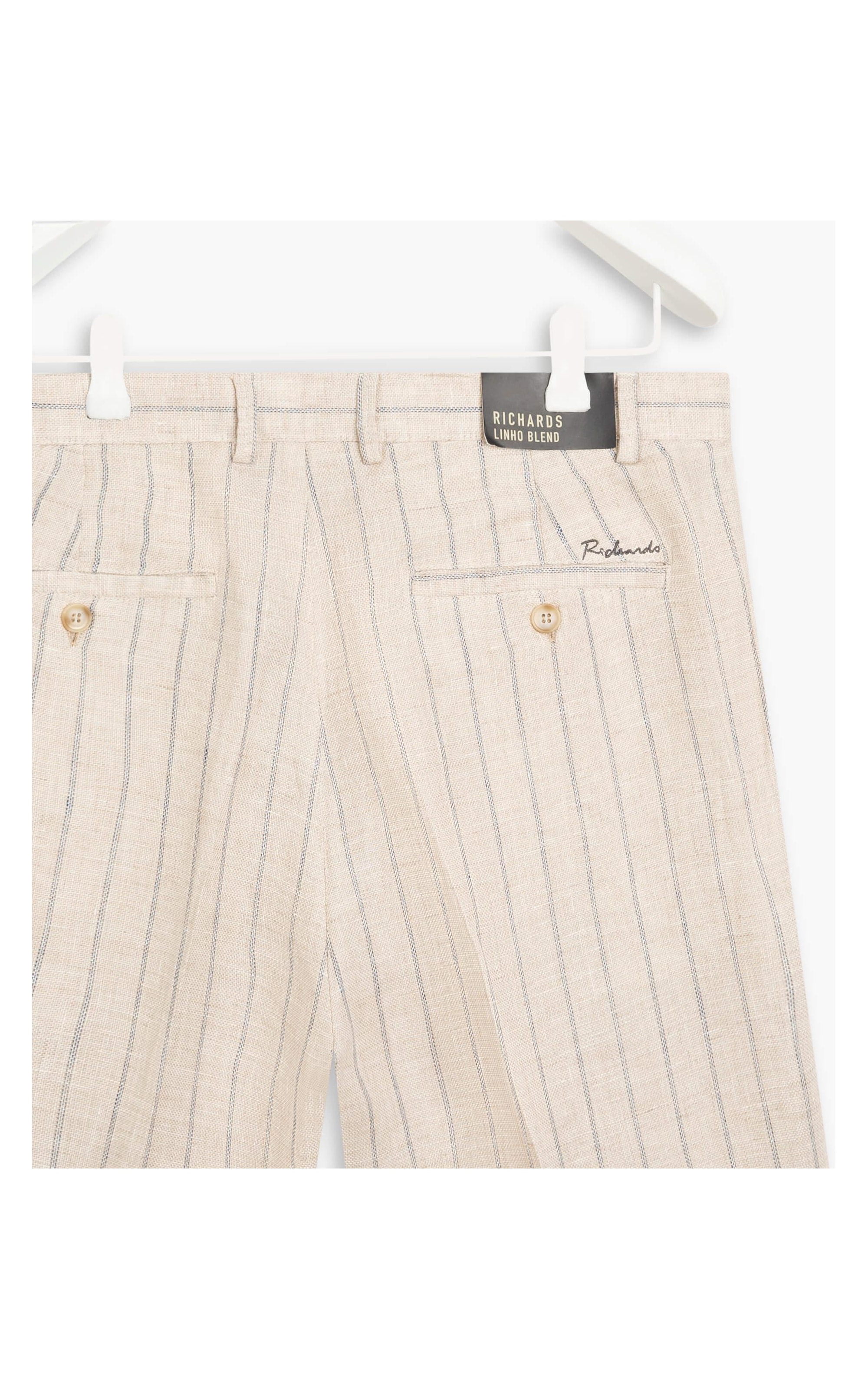 Bermuda Linho  Chino Stripes Natural
