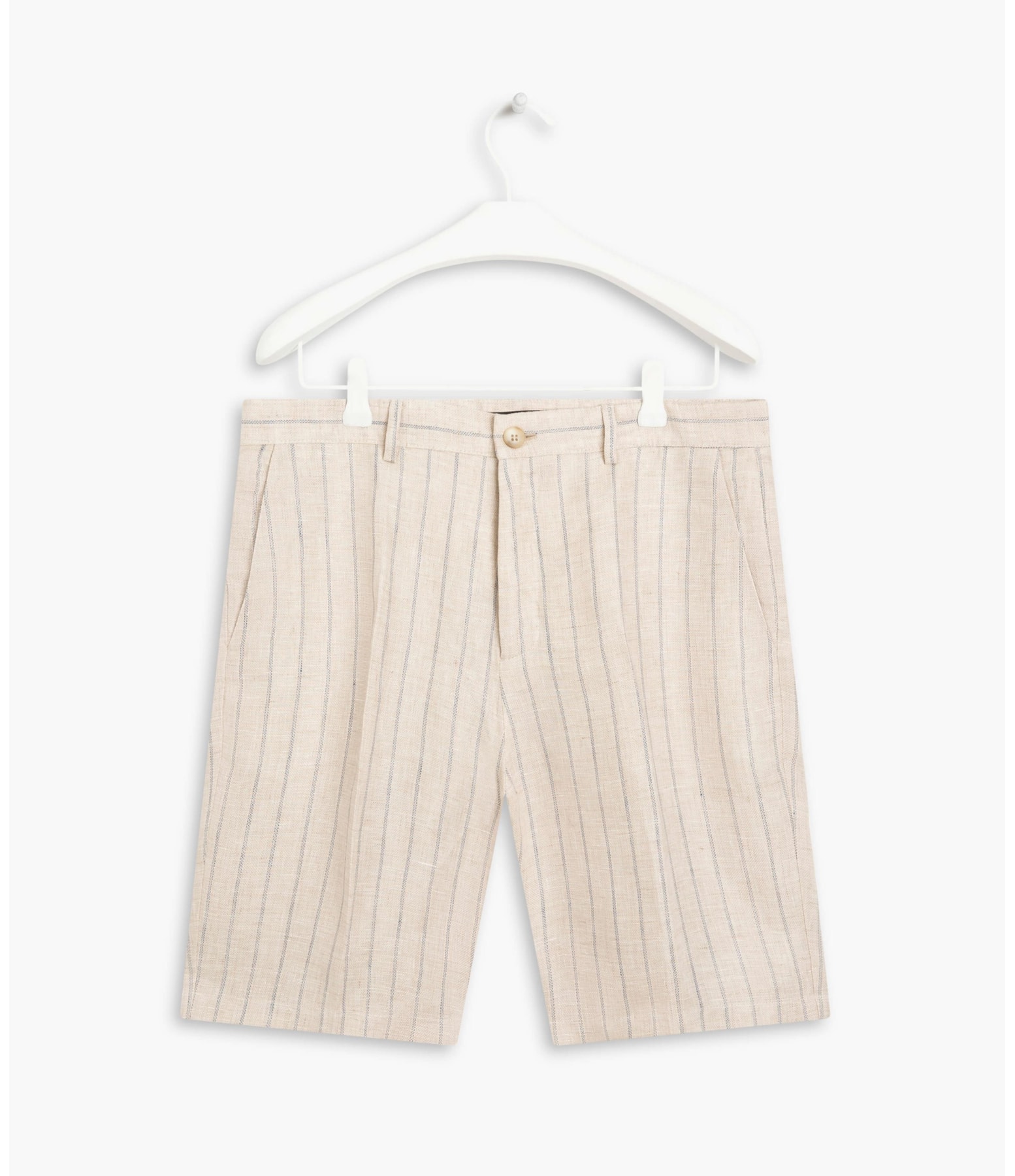 Bermuda Linho  Chino Stripes Natural