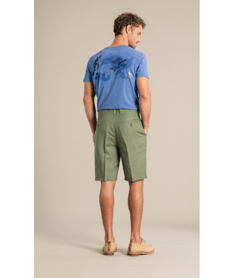 Bermuda Linho  Chino Tolit  Amarelo Claro