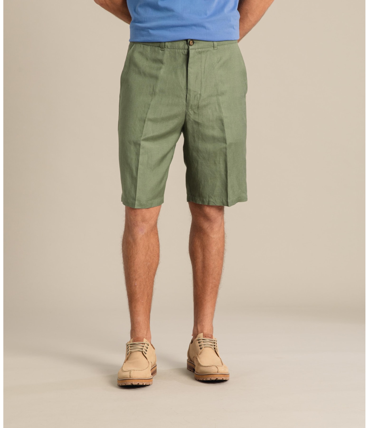 Bermuda Linho  Chino Tolit  Amarelo Claro