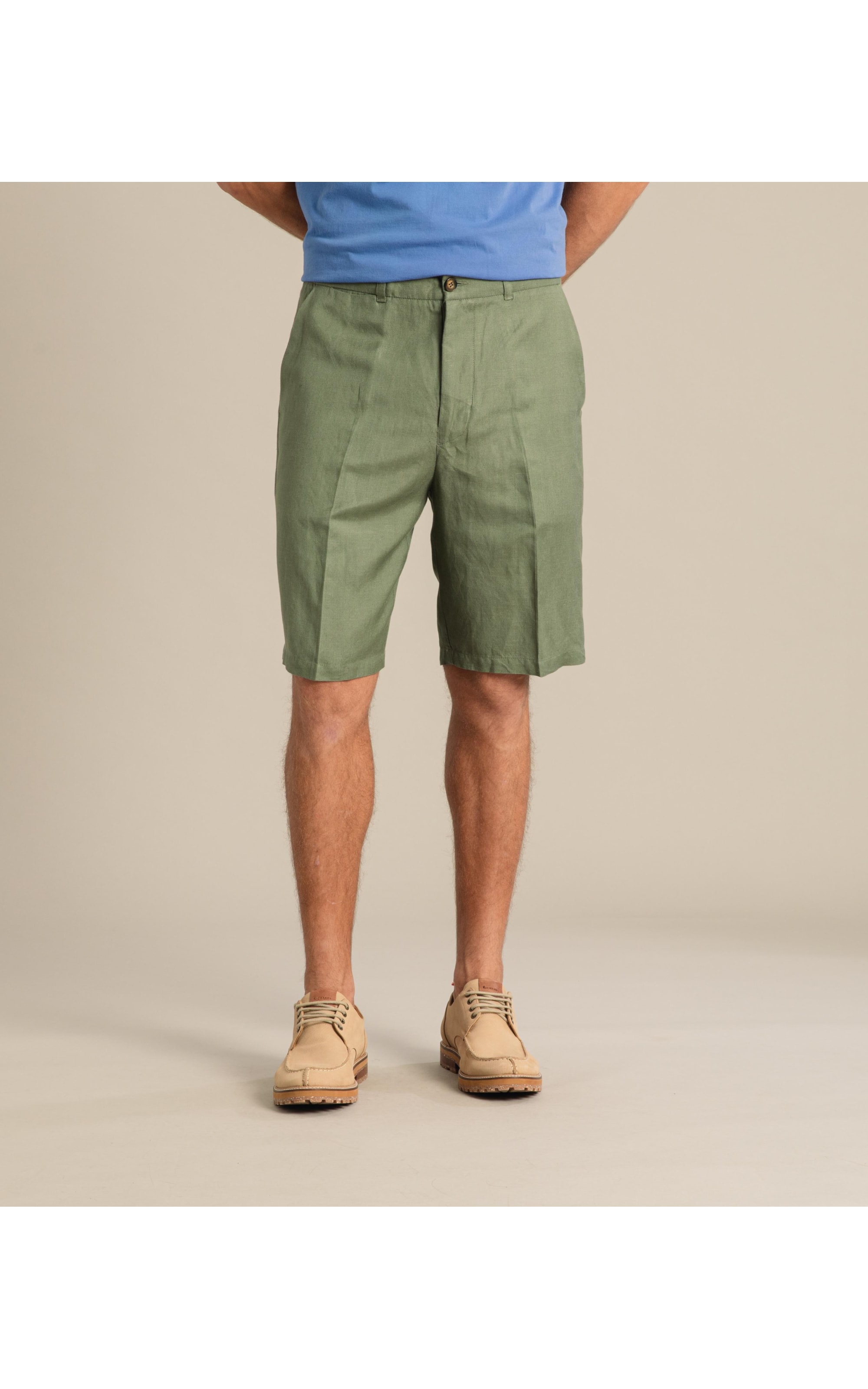 Bermuda Linho  Chino Tolit  Amarelo Claro