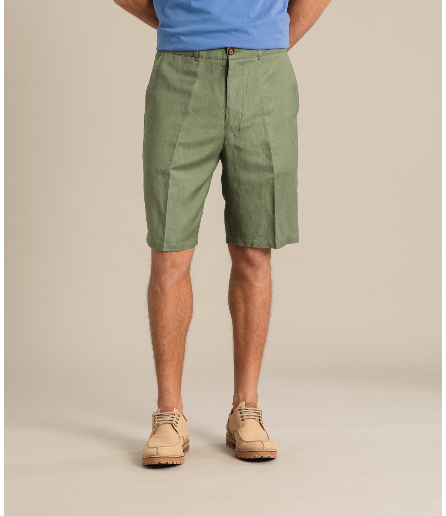 Bermuda Linho  Chino Tolit  Amarelo Claro