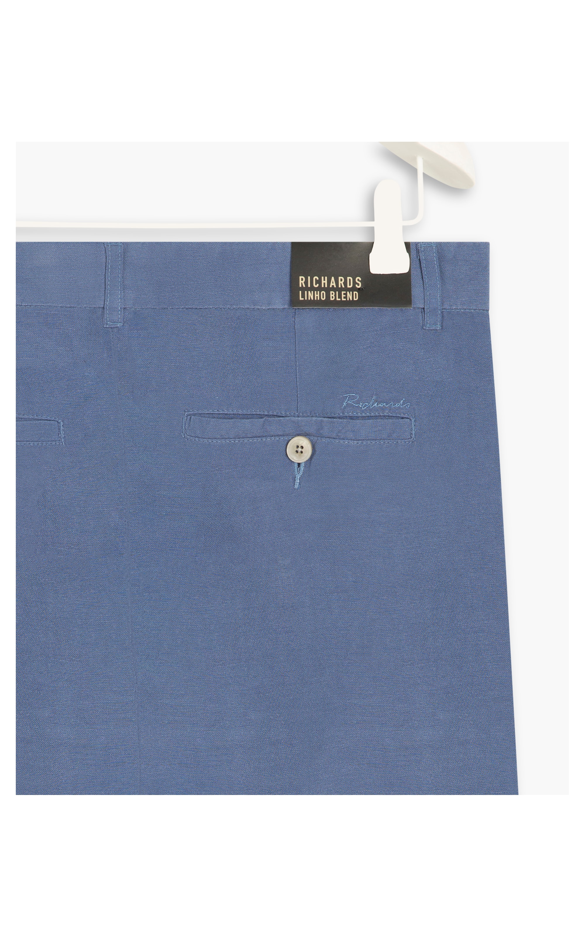Bermuda Linho  Chino Tolit Azul Claro