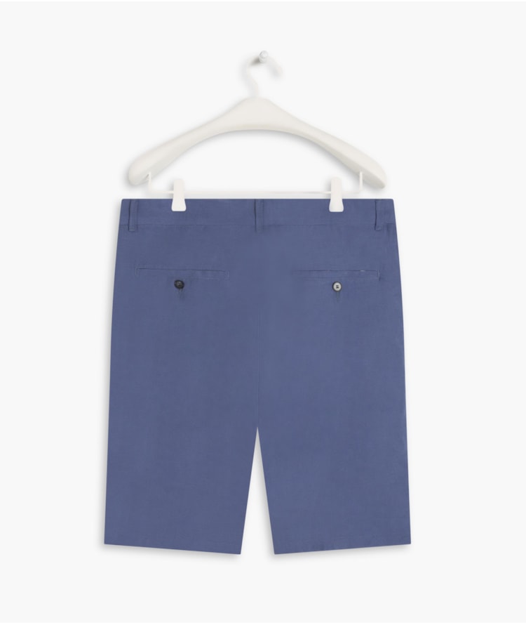 Bermuda Linho  Chino Tolit Azul Seco