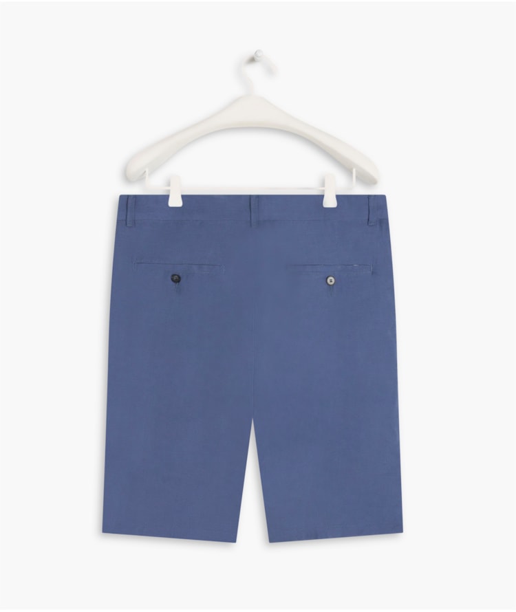 Bermuda Linho  Chino Tolit Azul Seco