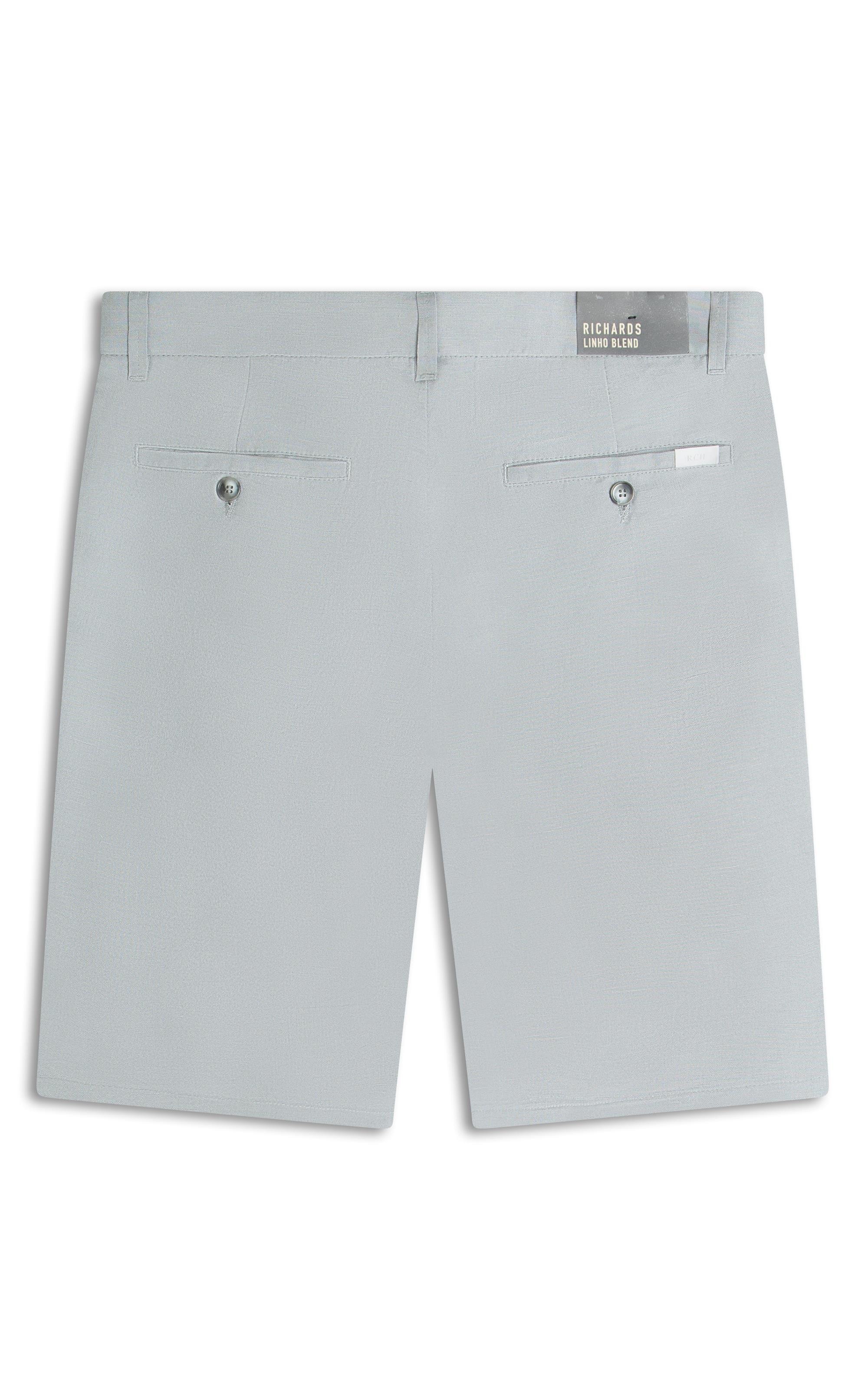 Bermuda Linho  Chino Tolit Cinza Medio