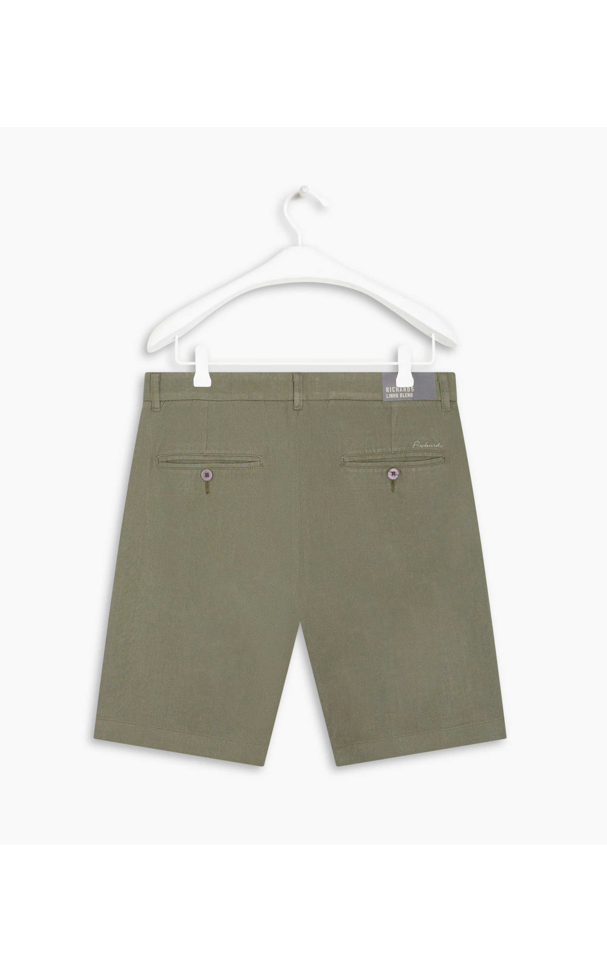 Bermuda Linho  Chino Tolit Verde Militar