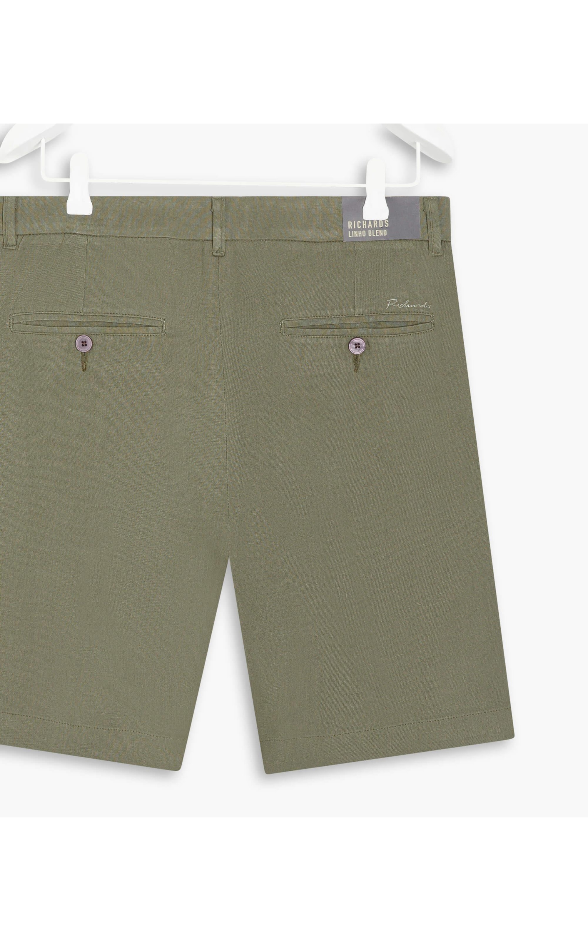 Bermuda Linho  Chino Tolit Verde Militar
