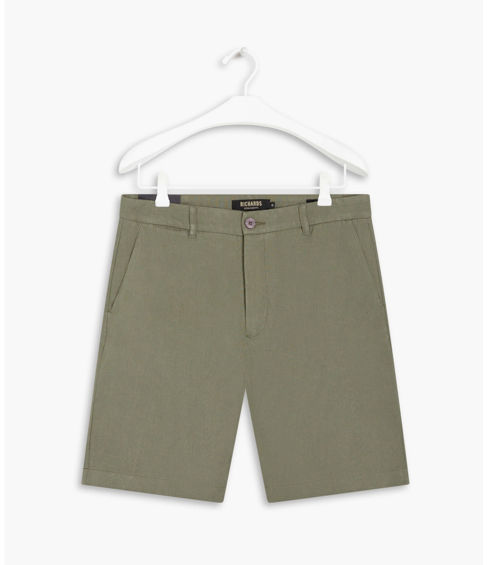 Bermuda Linho  Chino Tolit Verde Militar