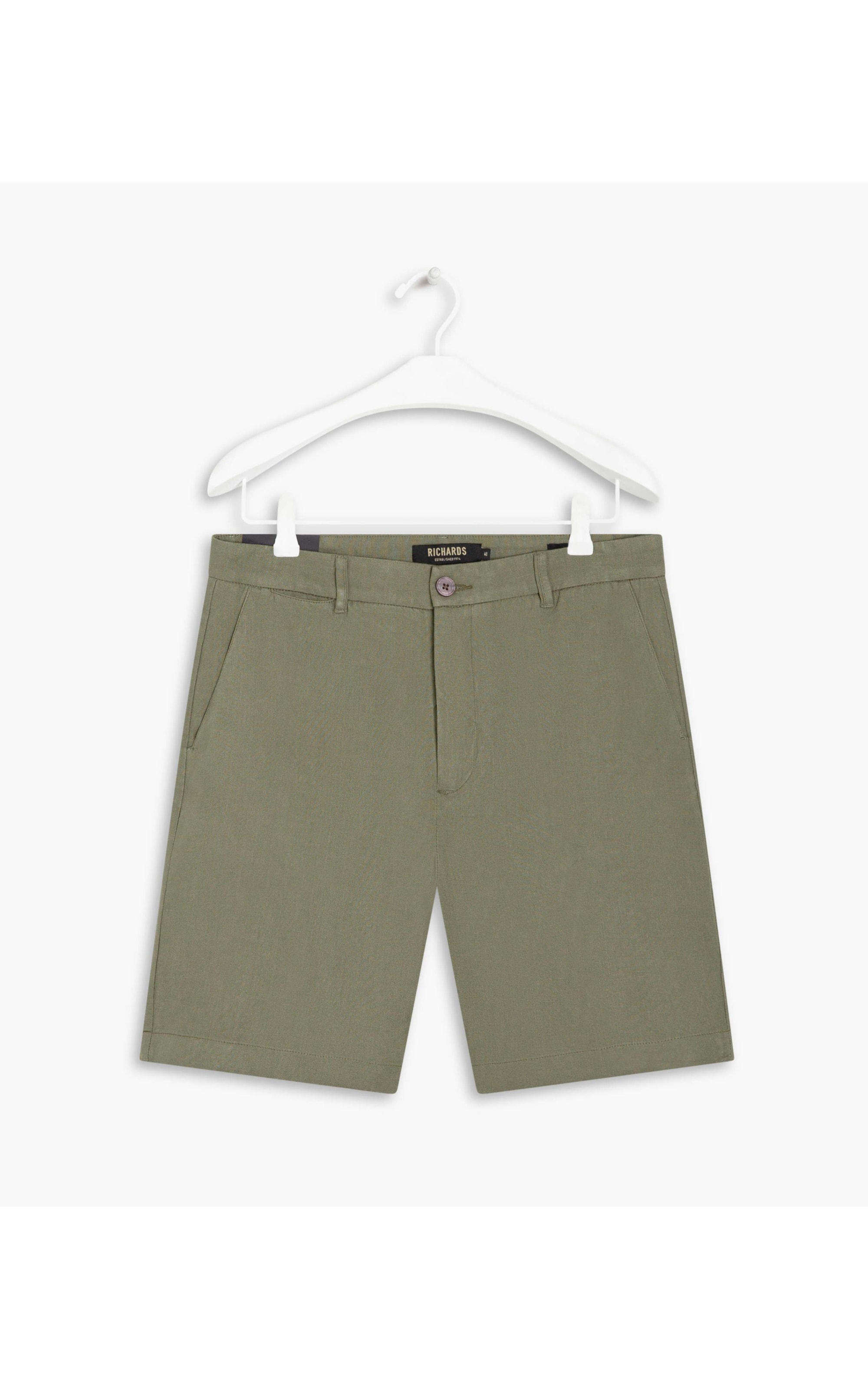 Bermuda Linho  Chino Tolit Verde Militar