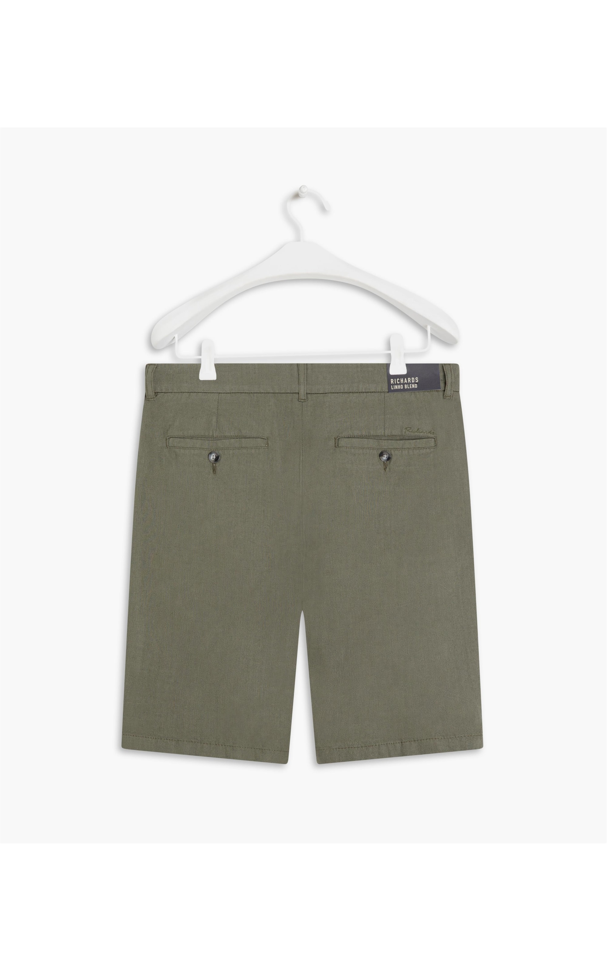 Bermuda Linho  Chino Tolit Verde Militar