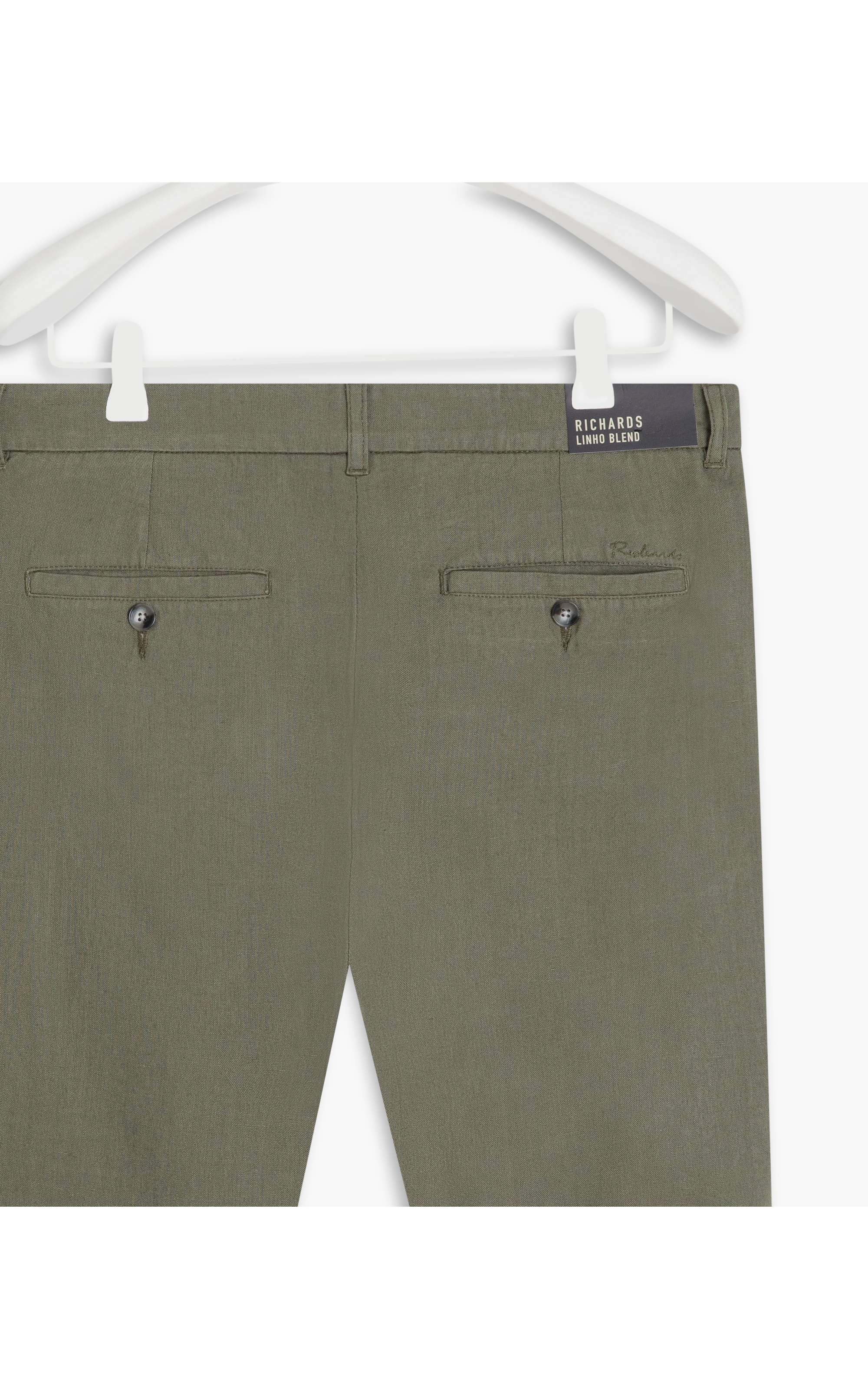 Bermuda Linho  Chino Tolit Verde Militar