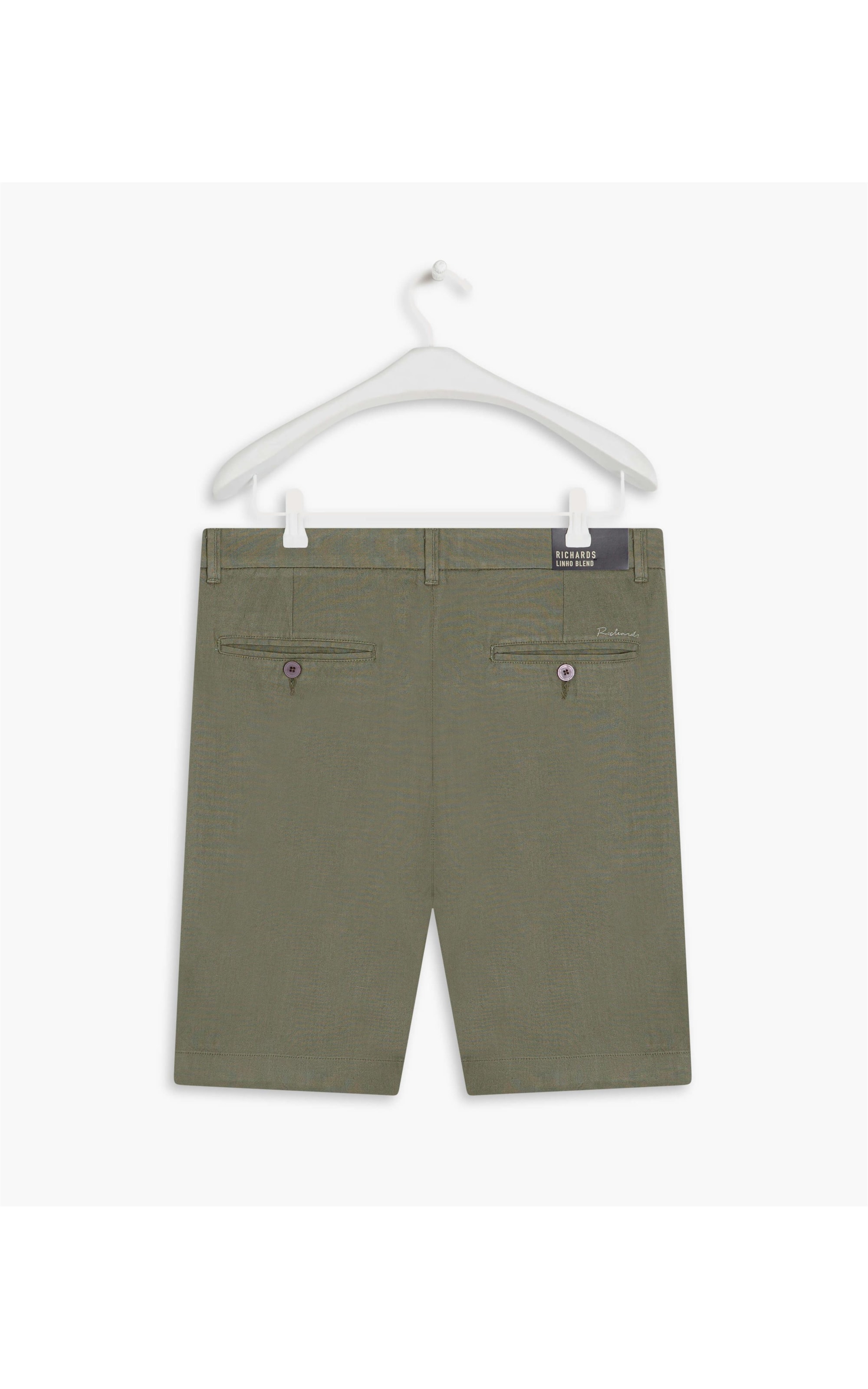 Bermuda Linho  Chino Tolit Verde Militar