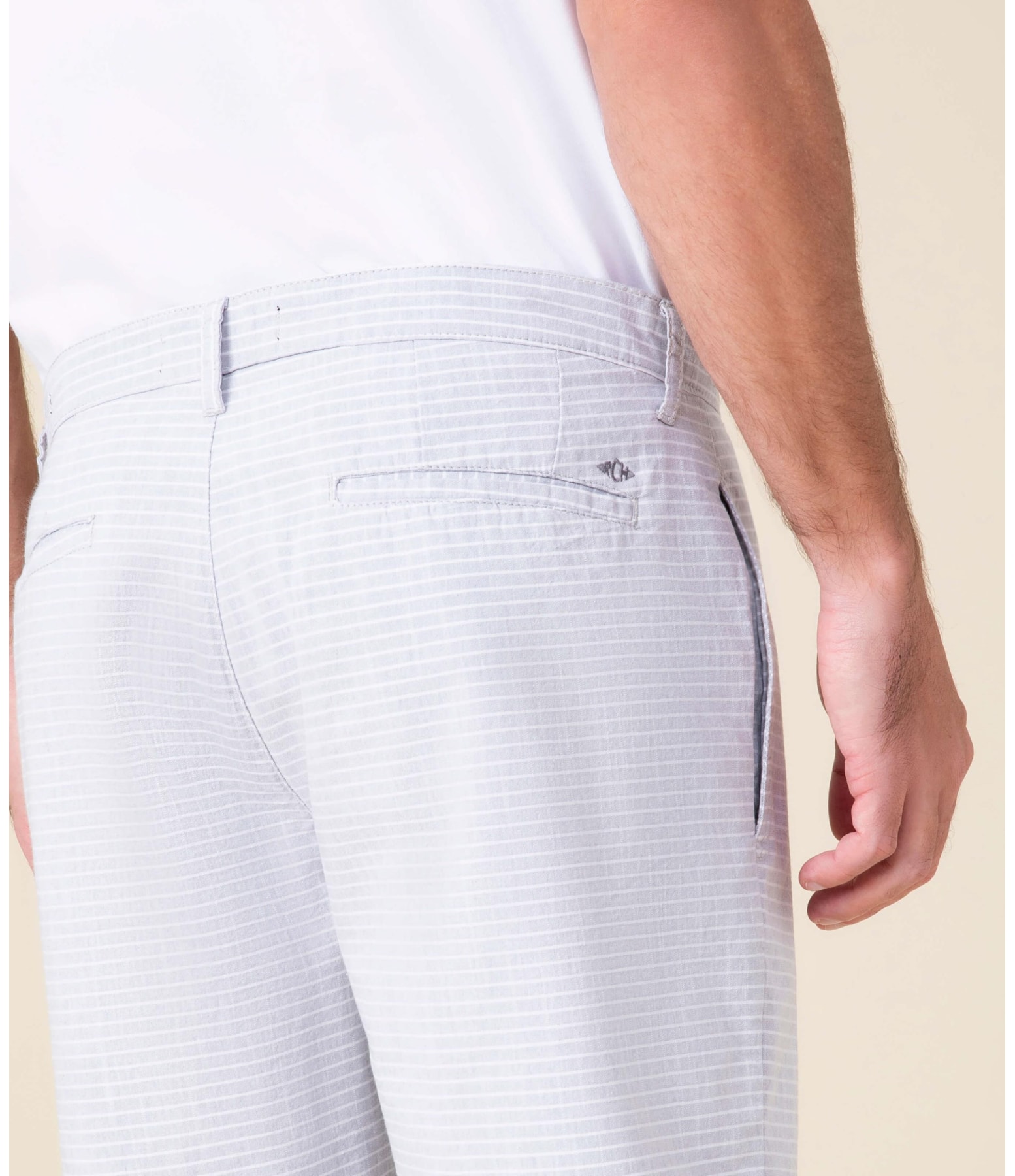 Bermuda Linho  Cotton Flamê Gelo
