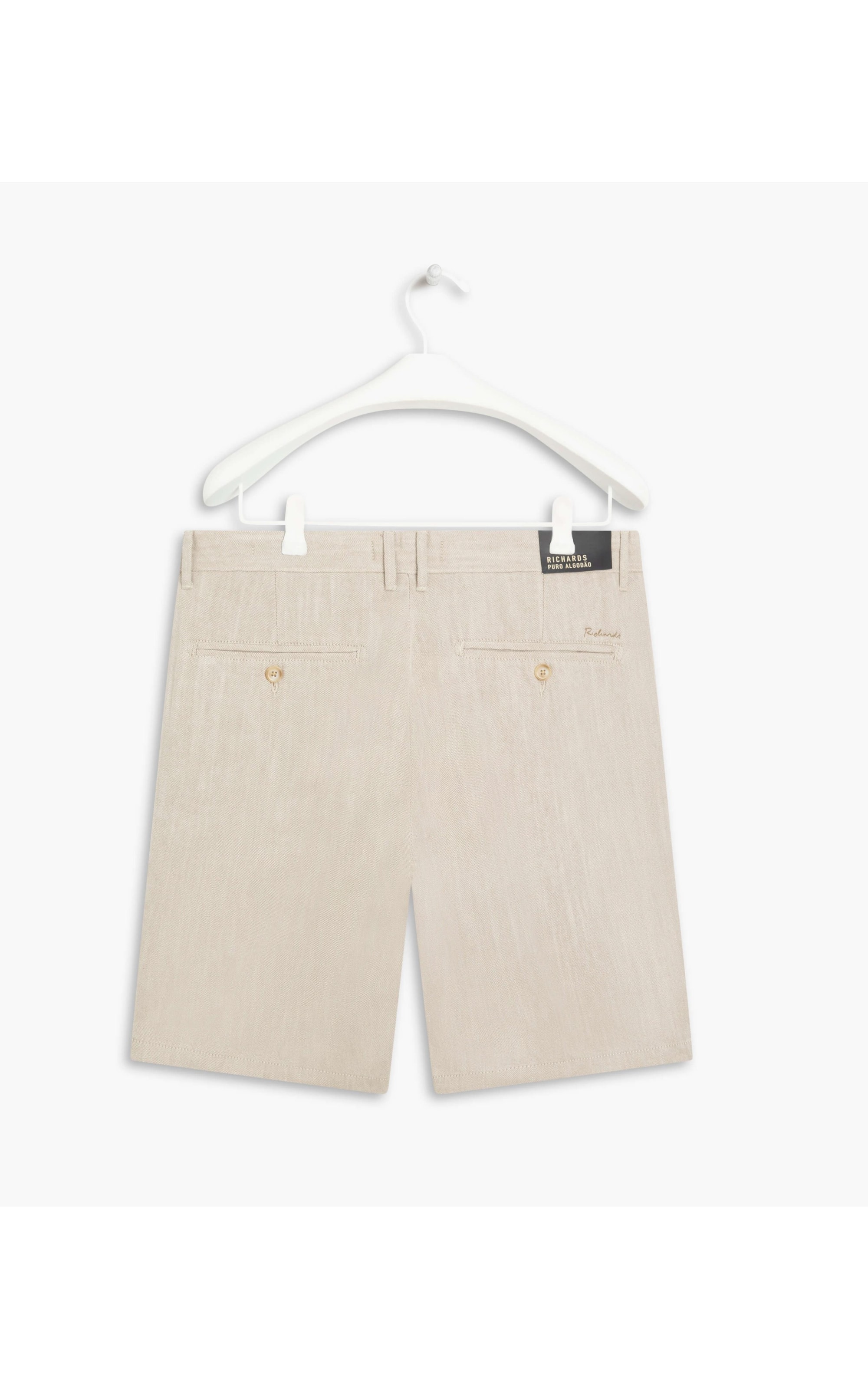 Bermuda Linho  Cotton Rustico Areia