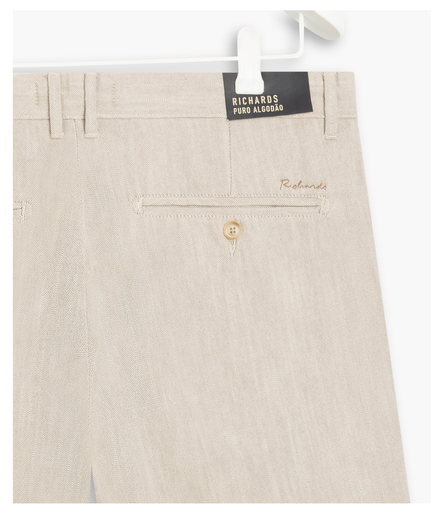 Bermuda Linho  Cotton Rustico Areia