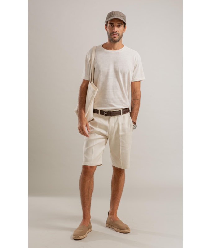 Bermuda Linho  Dahlia Long Natural