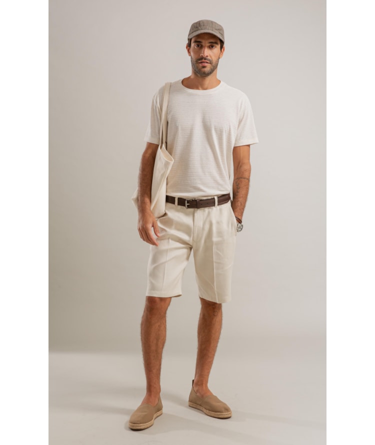 Bermuda Linho  Dahlia Long Natural