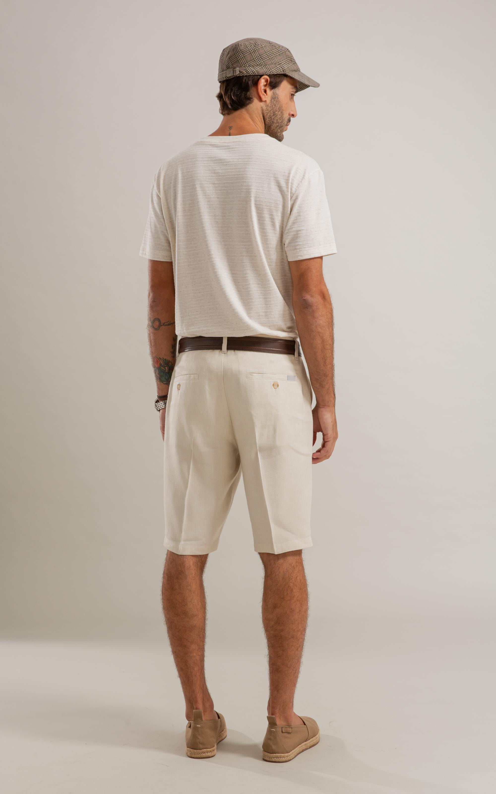 Bermuda Linho  Dahlia Long Natural