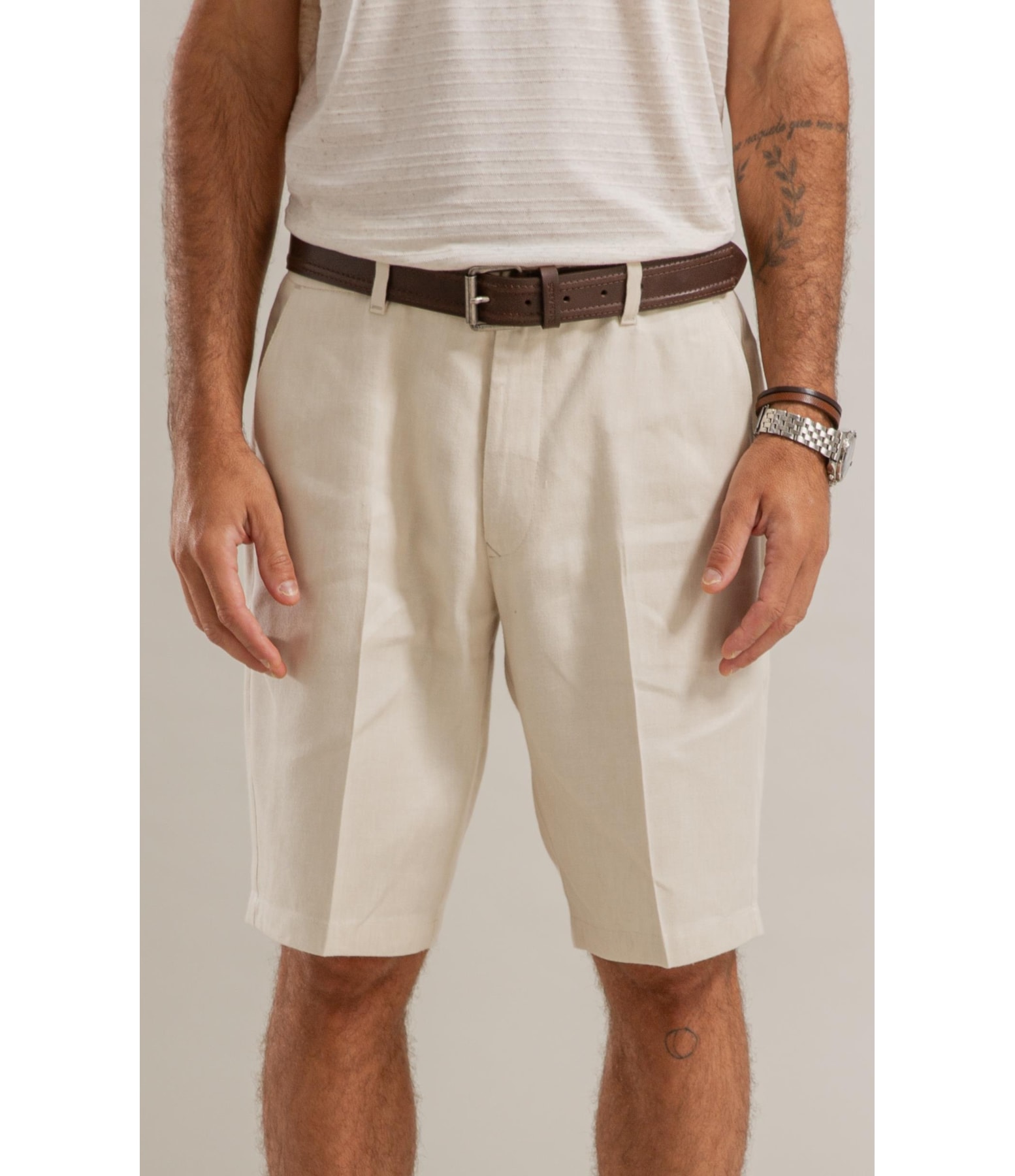 Bermuda Linho  Dahlia Long Natural