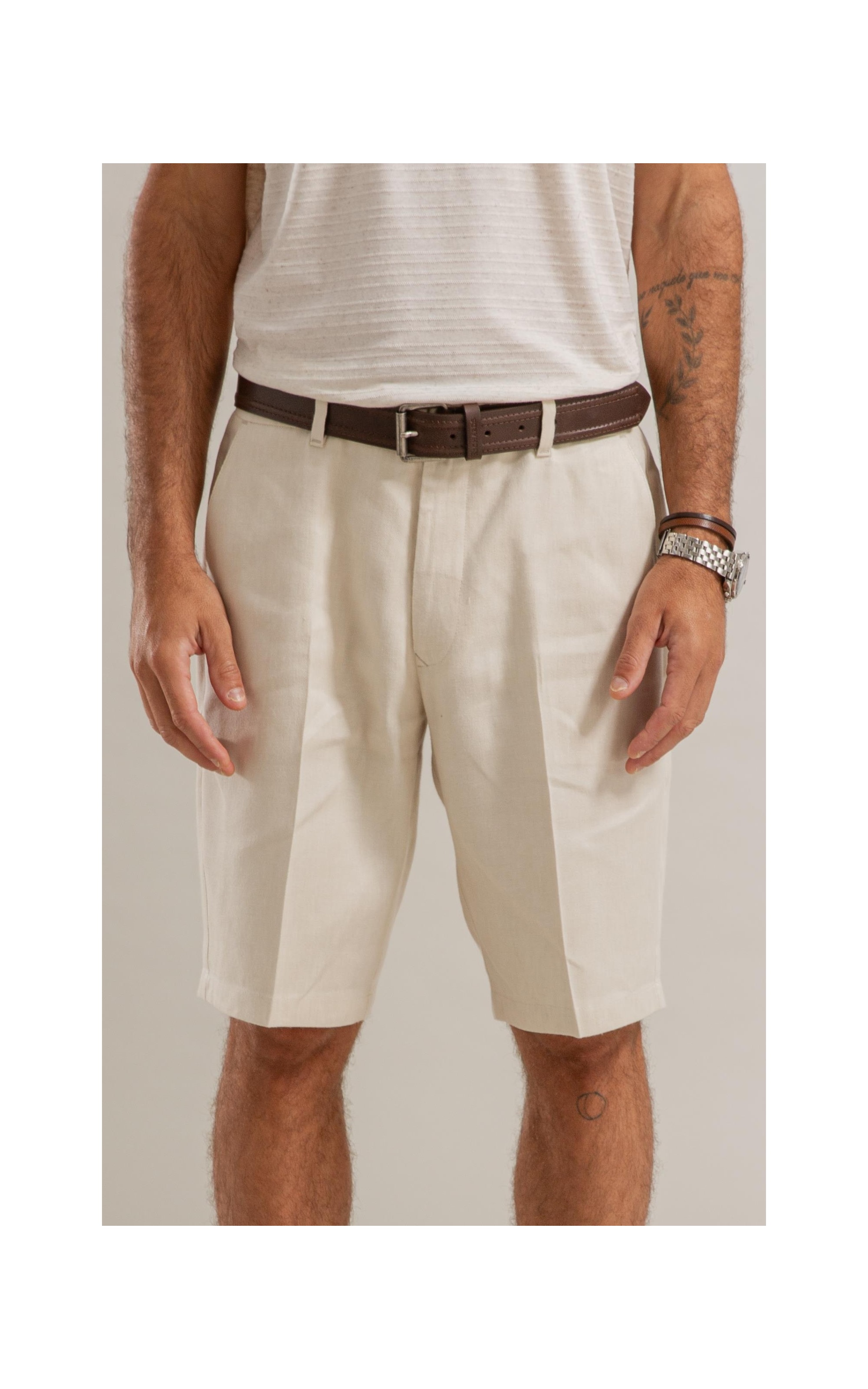 Bermuda Linho  Dahlia Long Natural