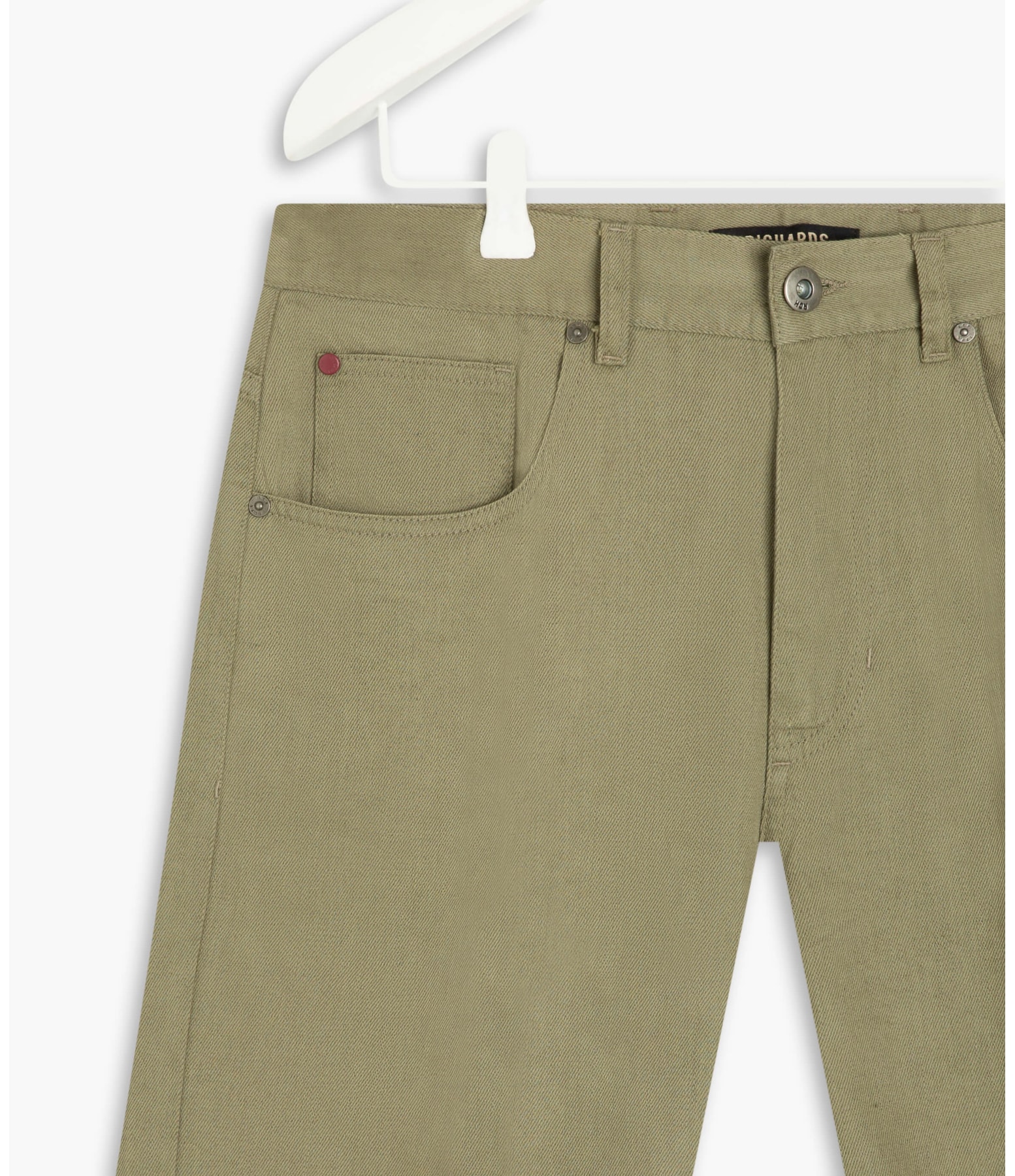 Bermuda Linho  Five Pockets Estonia Verde Militar