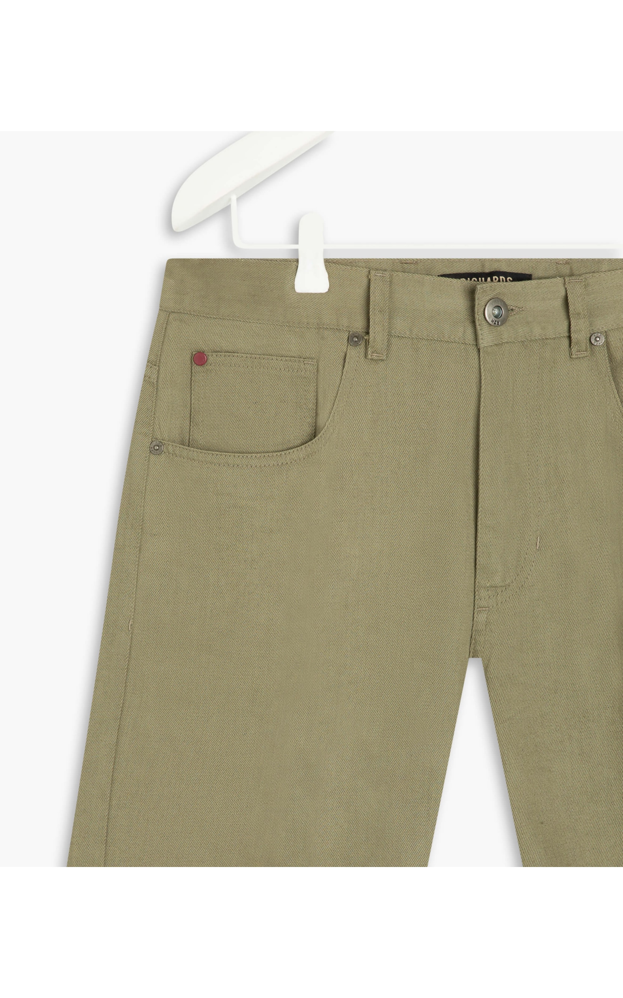 Bermuda Linho  Five Pockets Estonia Verde Militar