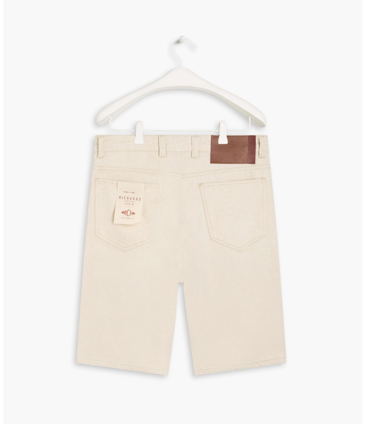 Bermuda Linho  Five Pockets Kactus Natural