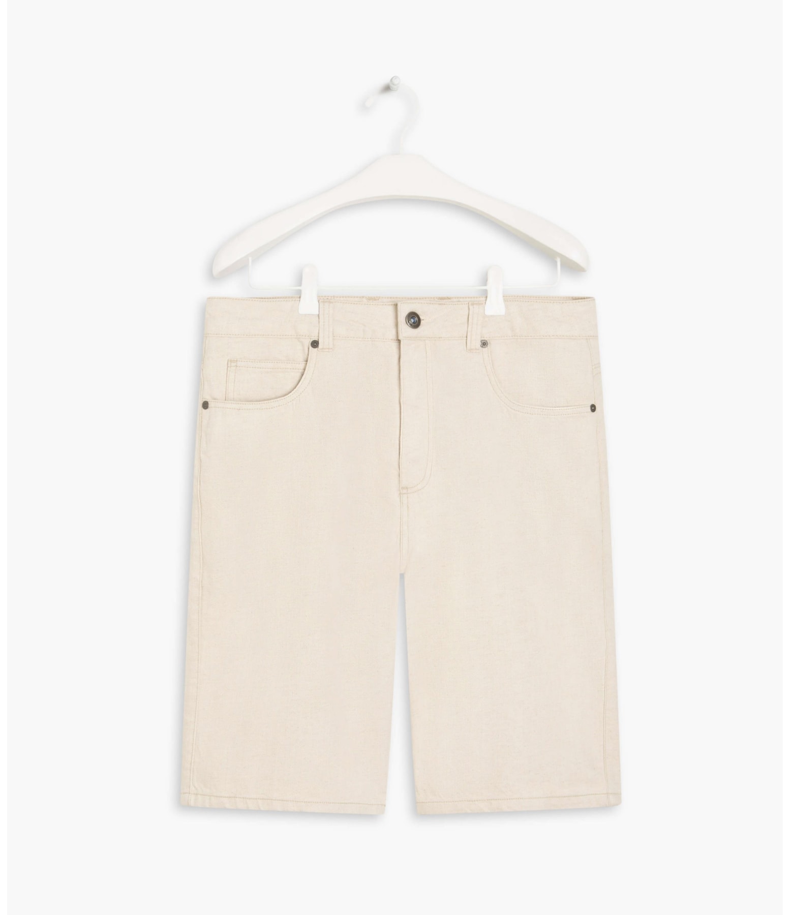 Bermuda Linho  Five Pockets Kactus Natural