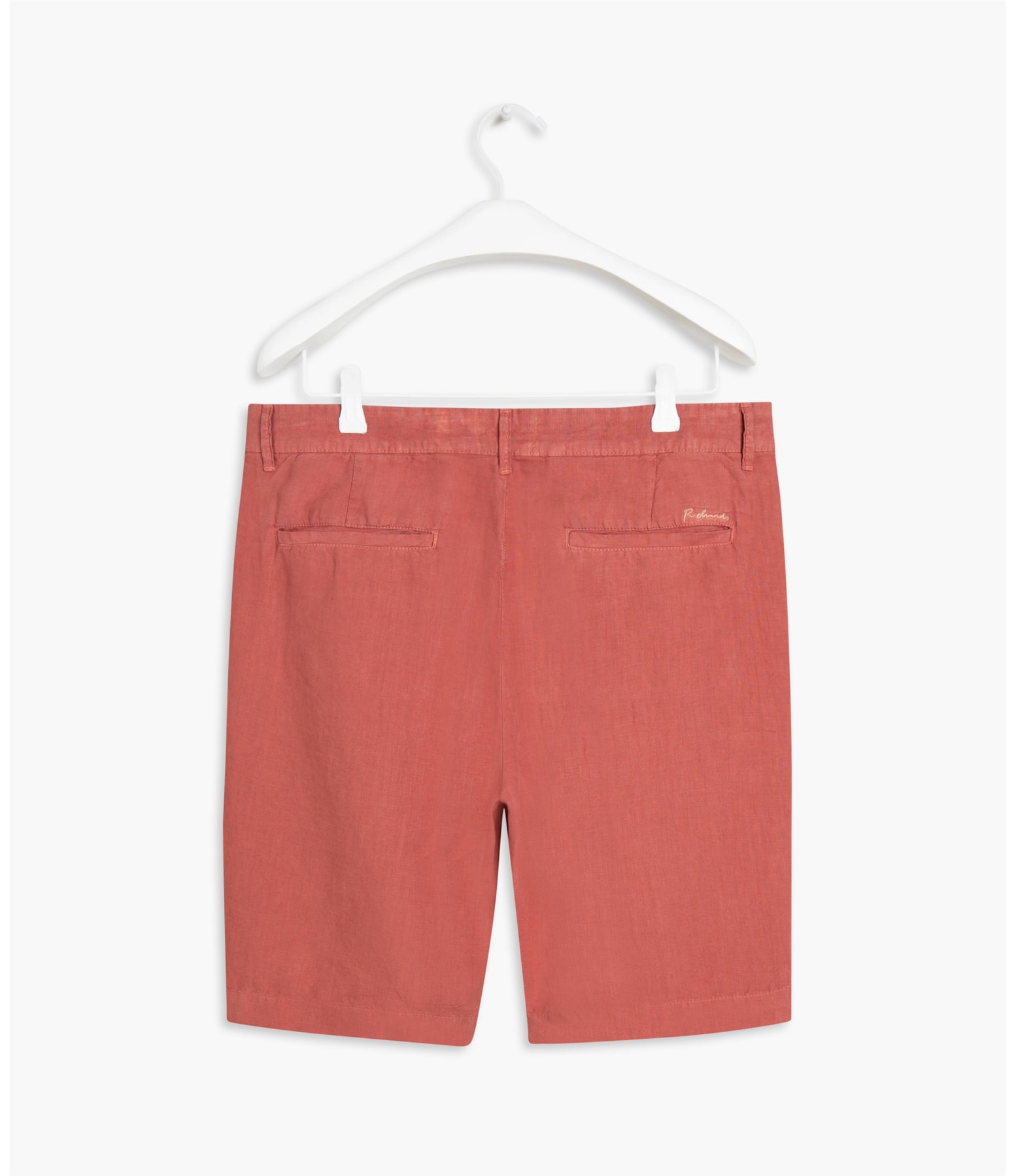 Bermuda Linho Garment Dye Tijolo