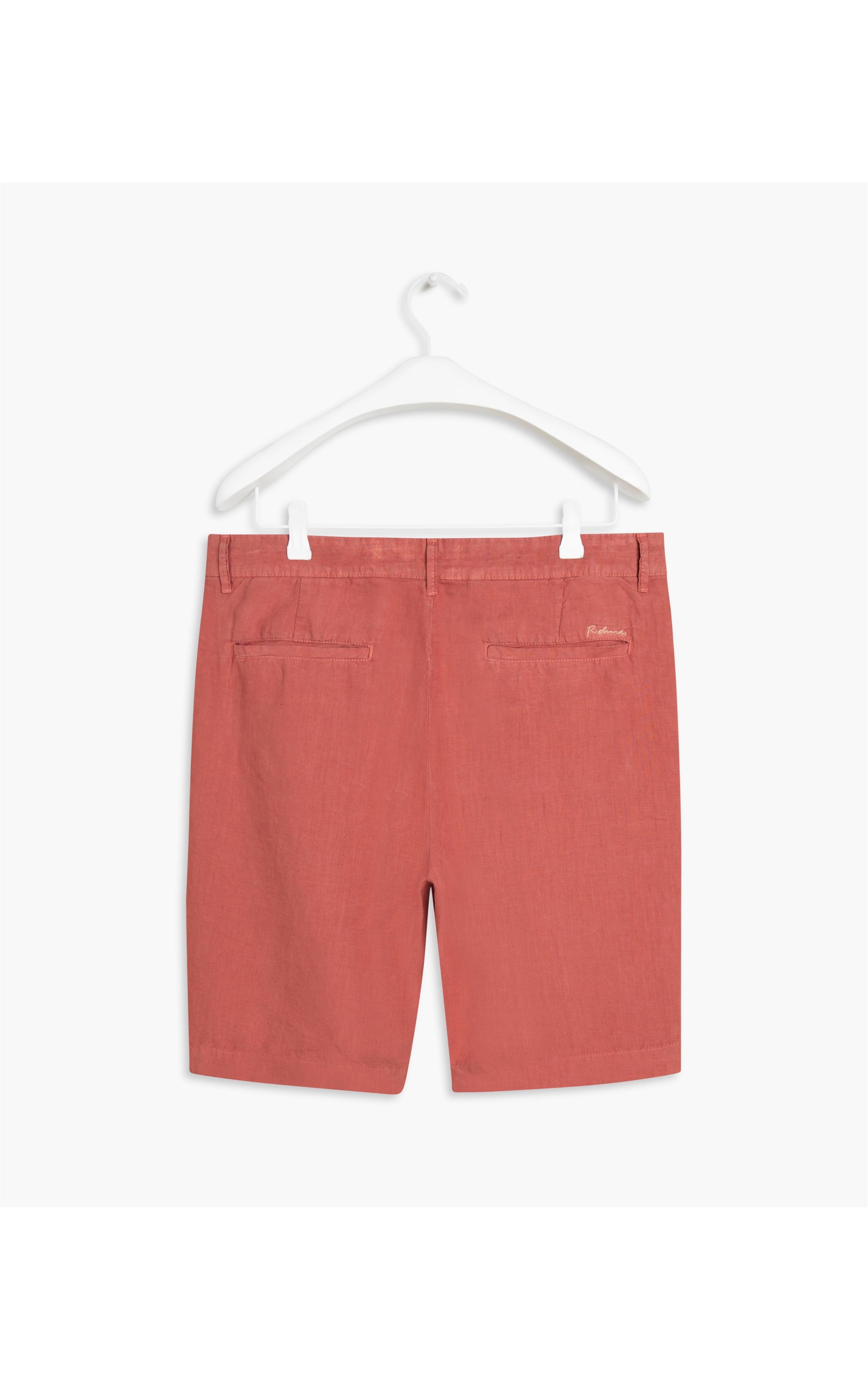 Bermuda Linho Garment Dye Tijolo