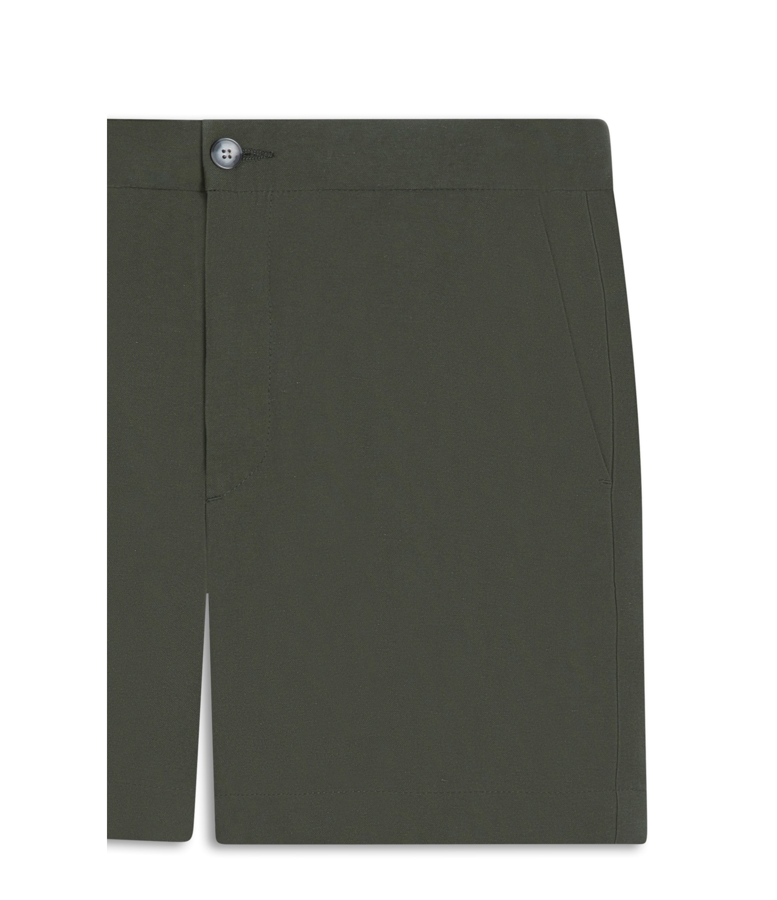 Bermuda Linho  Hawaii Marant Verde Militar