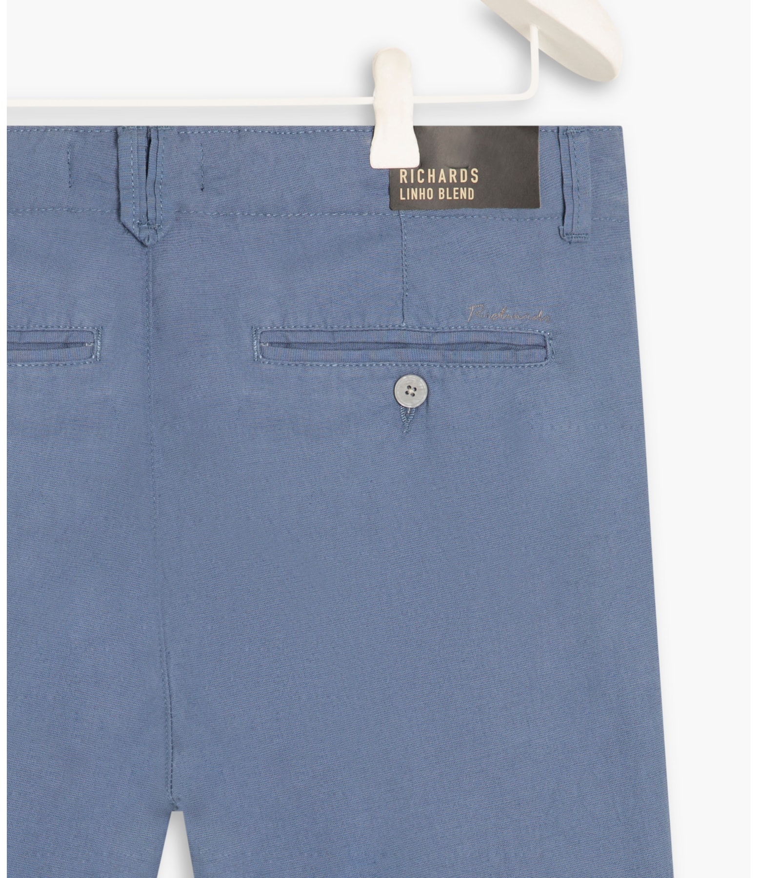 Bermuda Linho  Liric Azul Jeans