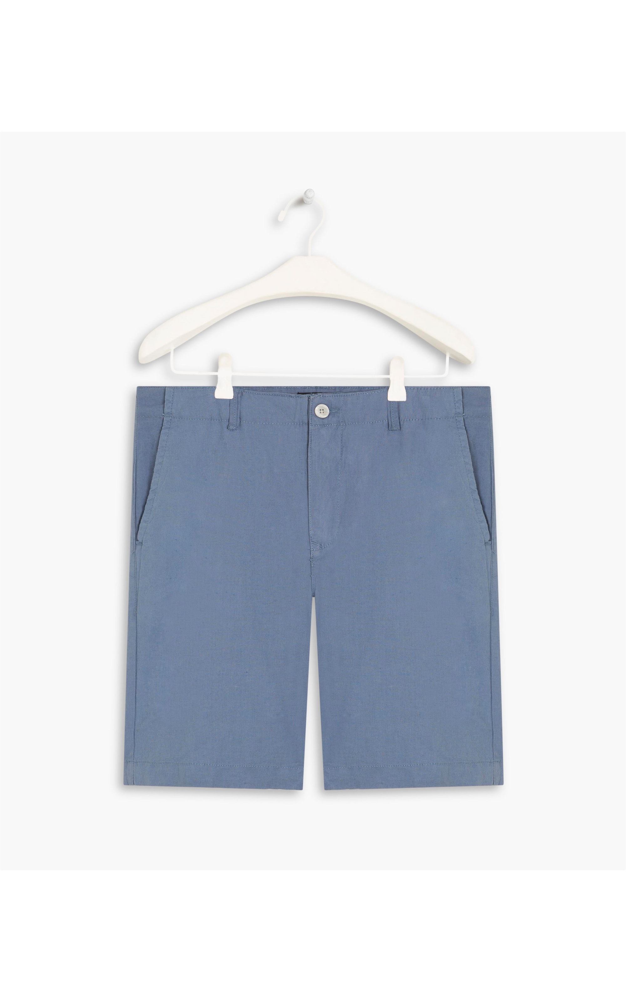 Bermuda Linho  Liric Azul Jeans