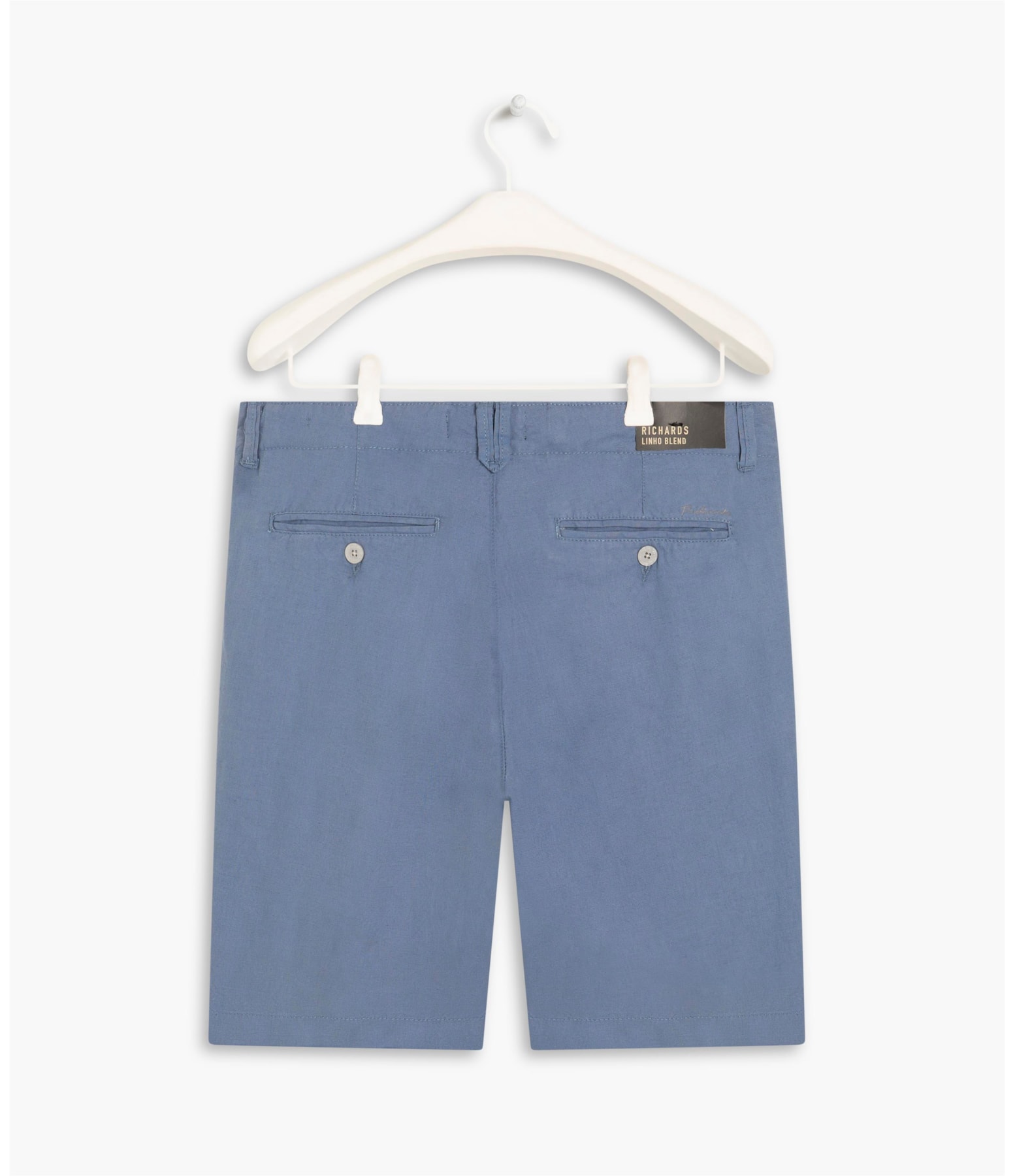 Bermuda Linho  Liric Azul Jeans