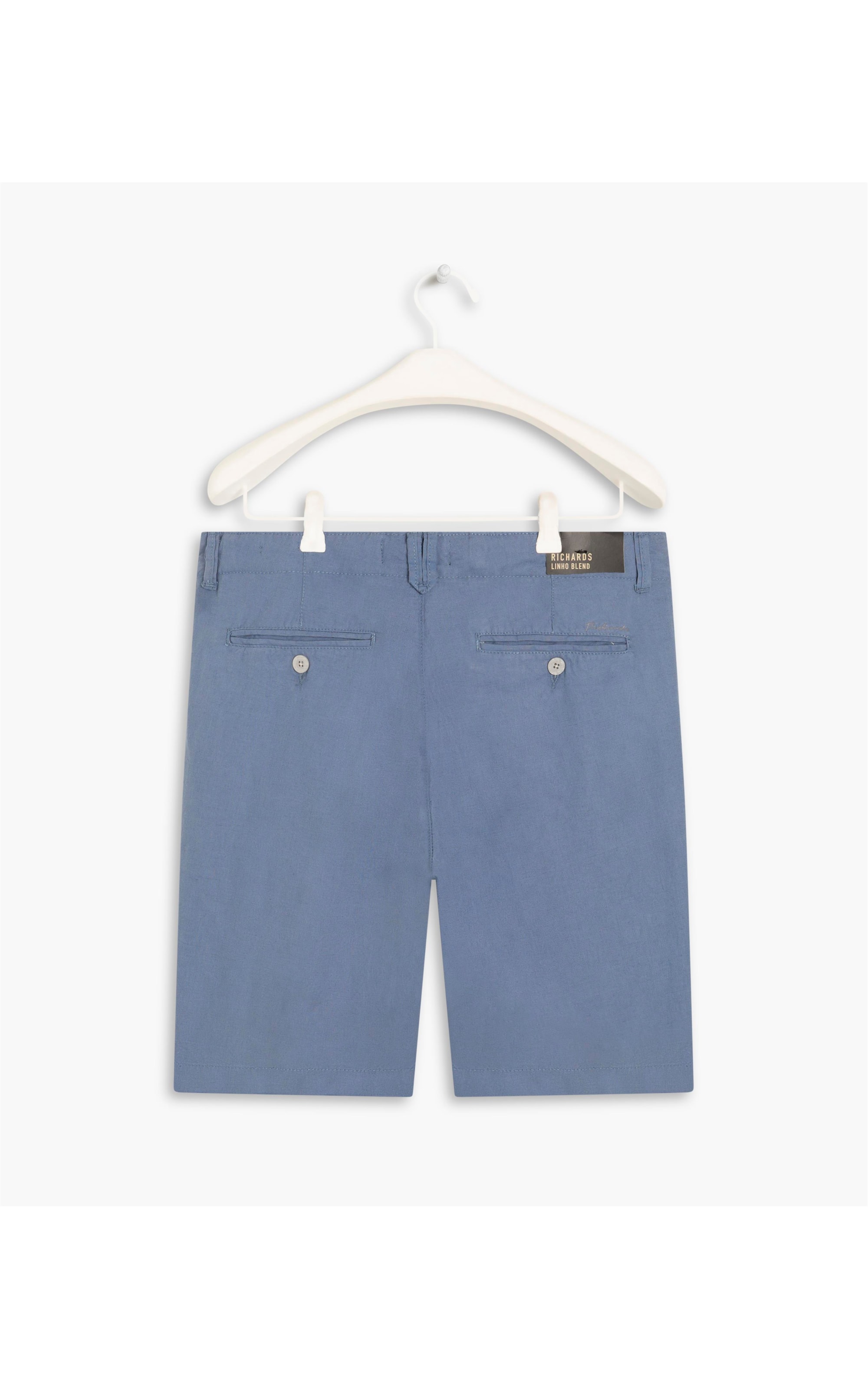 Bermuda Linho  Liric Azul Jeans
