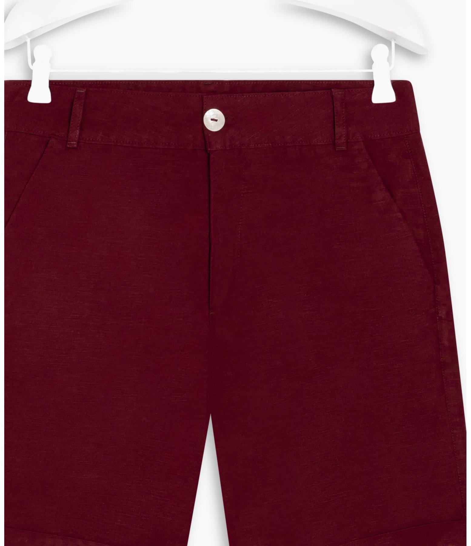 Bermuda Linho  New Stanford Bordeaux