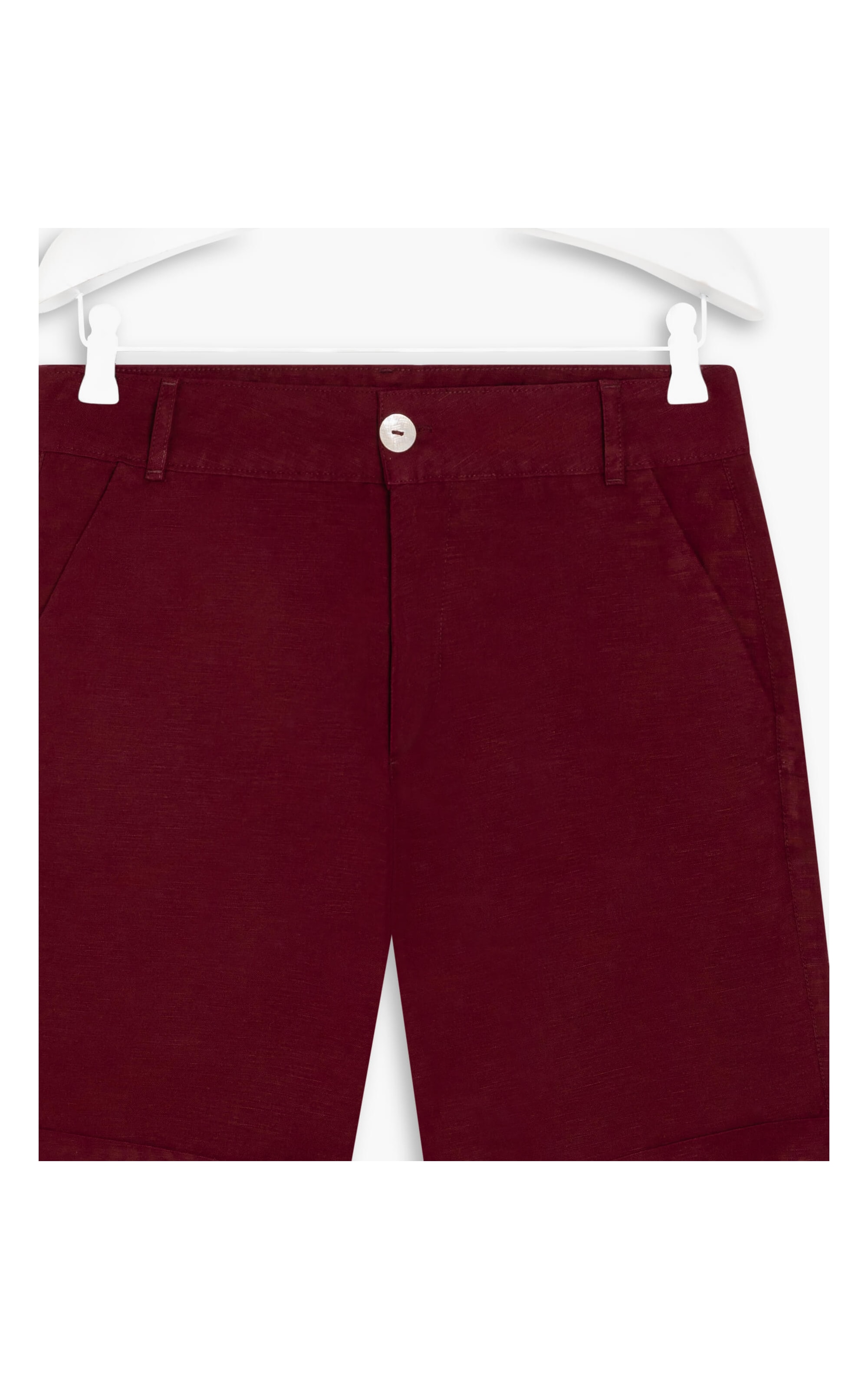 Bermuda Linho  New Stanford Bordeaux
