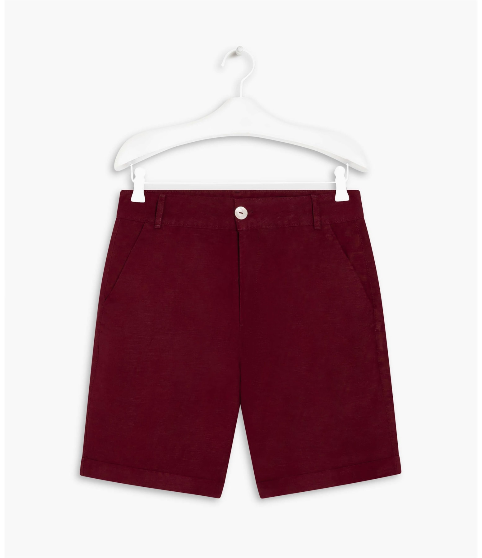 Bermuda Linho  New Stanford Bordeaux