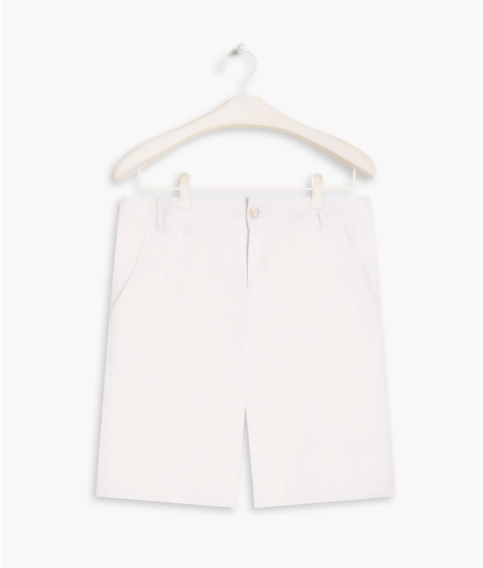 Bermuda Linho  New Stanford Branco