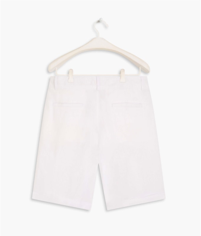 Bermuda Linho  New Stanford Branco