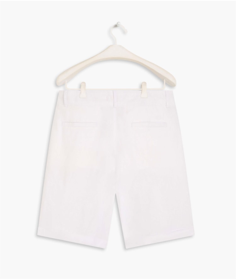 Bermuda Linho  New Stanford Branco